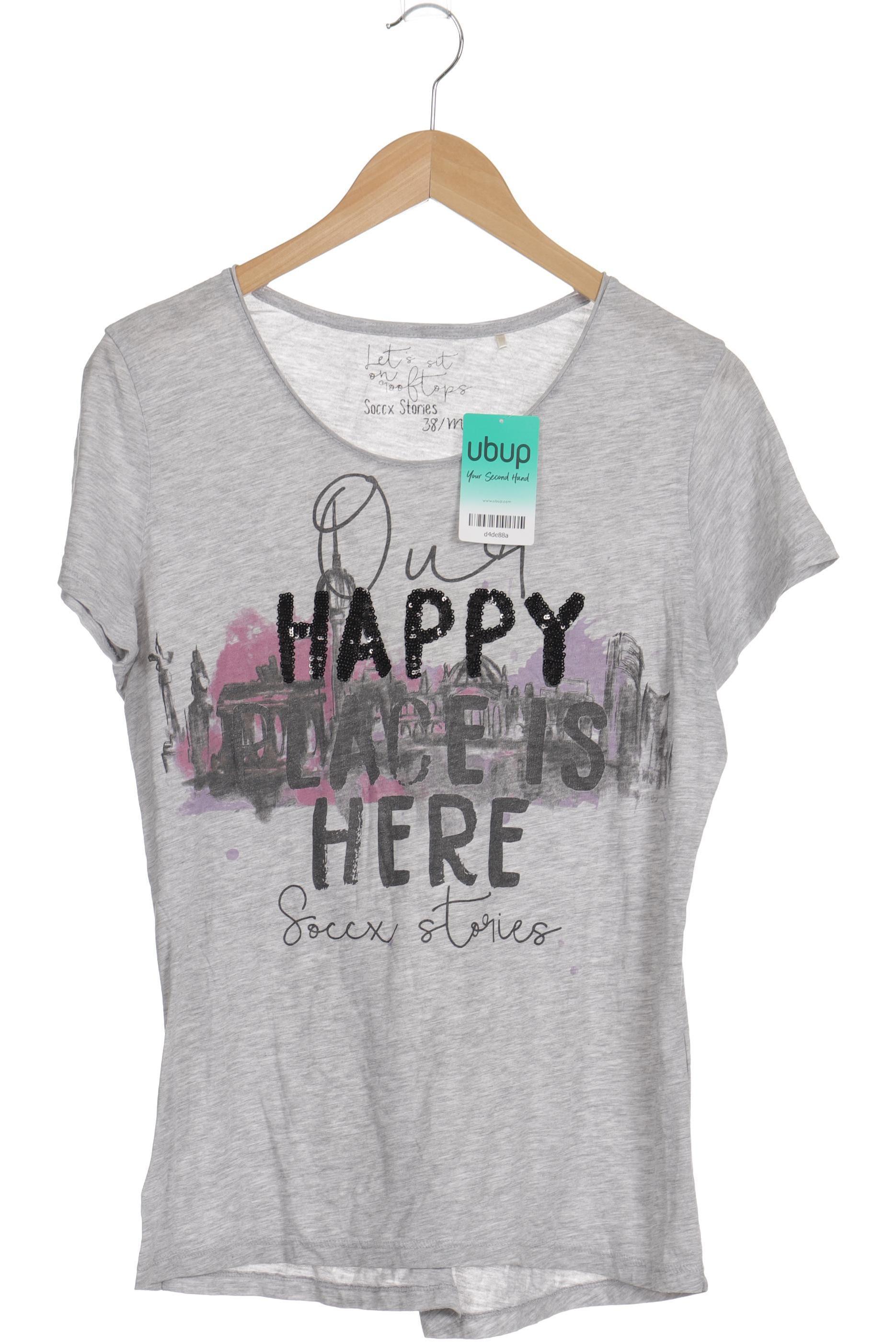 

Soccx Damen T-Shirt, grau, Gr.