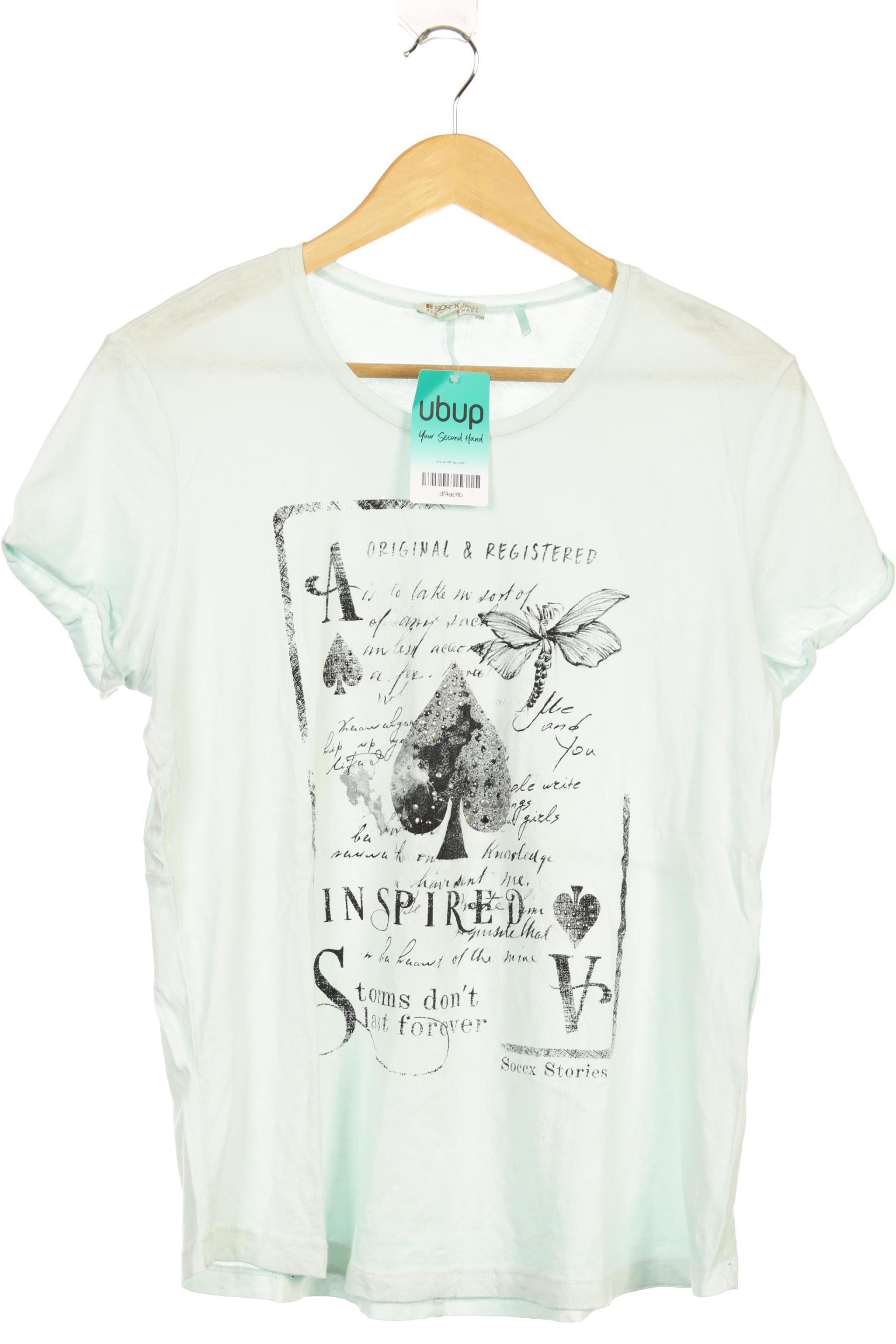 

Soccx Damen T-Shirt, grün, Gr.