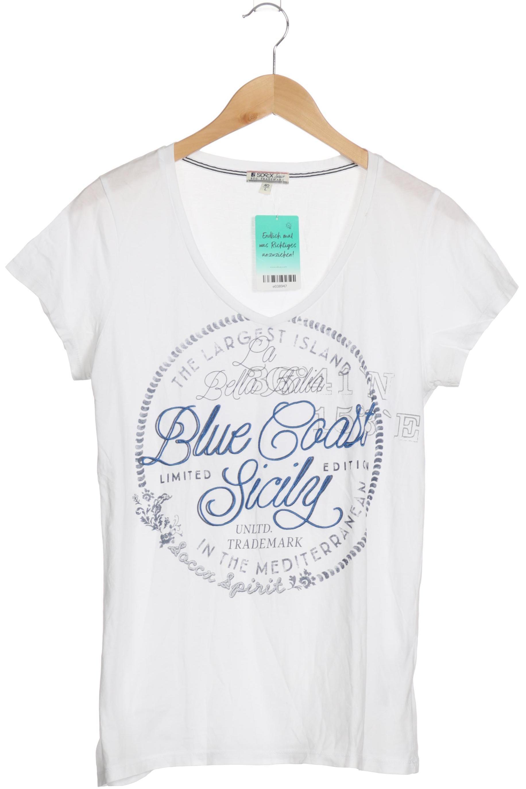 

Soccx Damen T-Shirt, weiß, Gr.