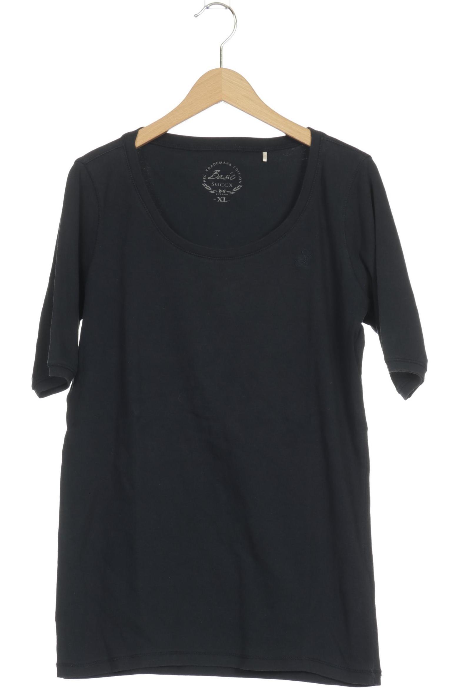 

Soccx Damen T-Shirt, blau, Gr.