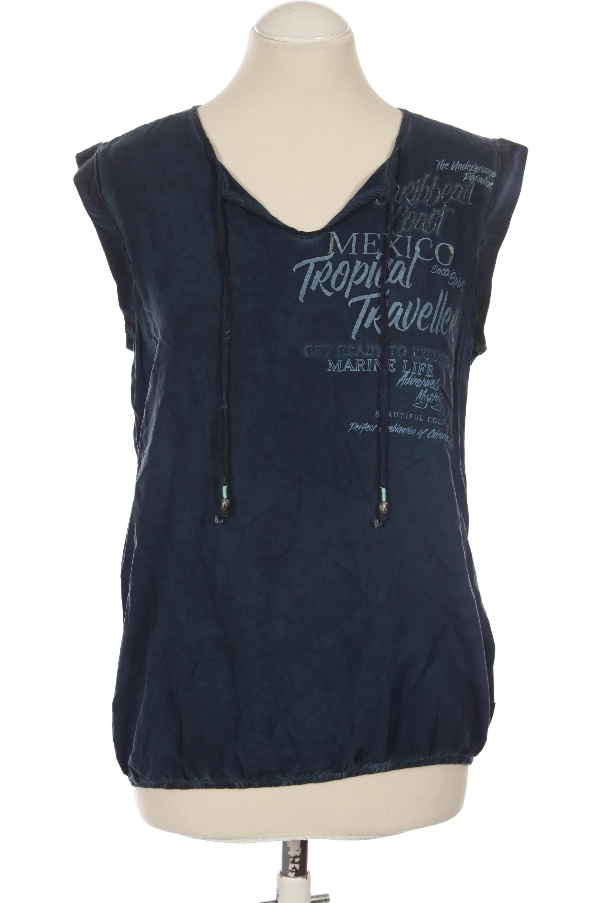 

Soccx Damen T-Shirt, blau, Gr.