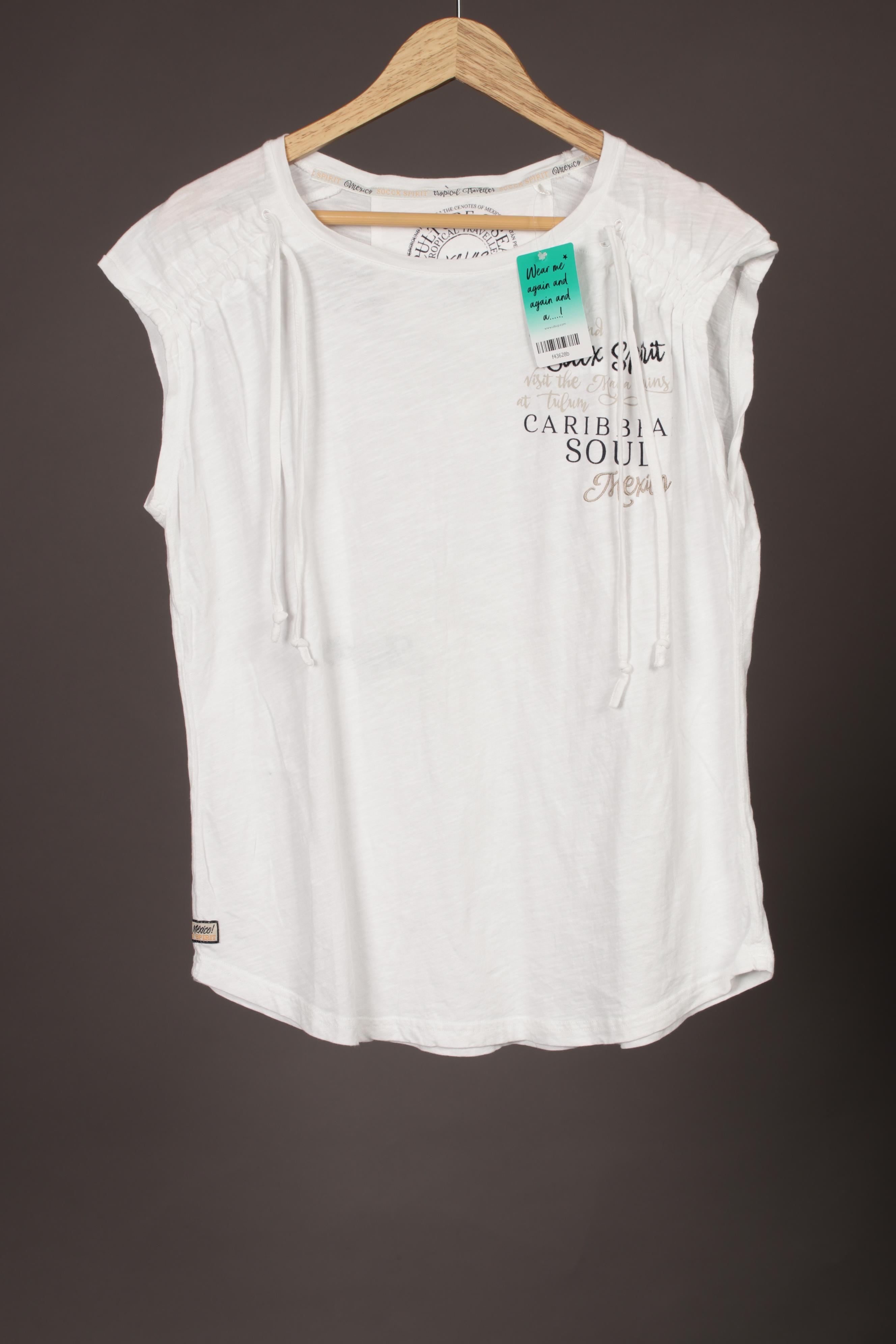 

Soccx Damen T-Shirt, weiß, Gr.