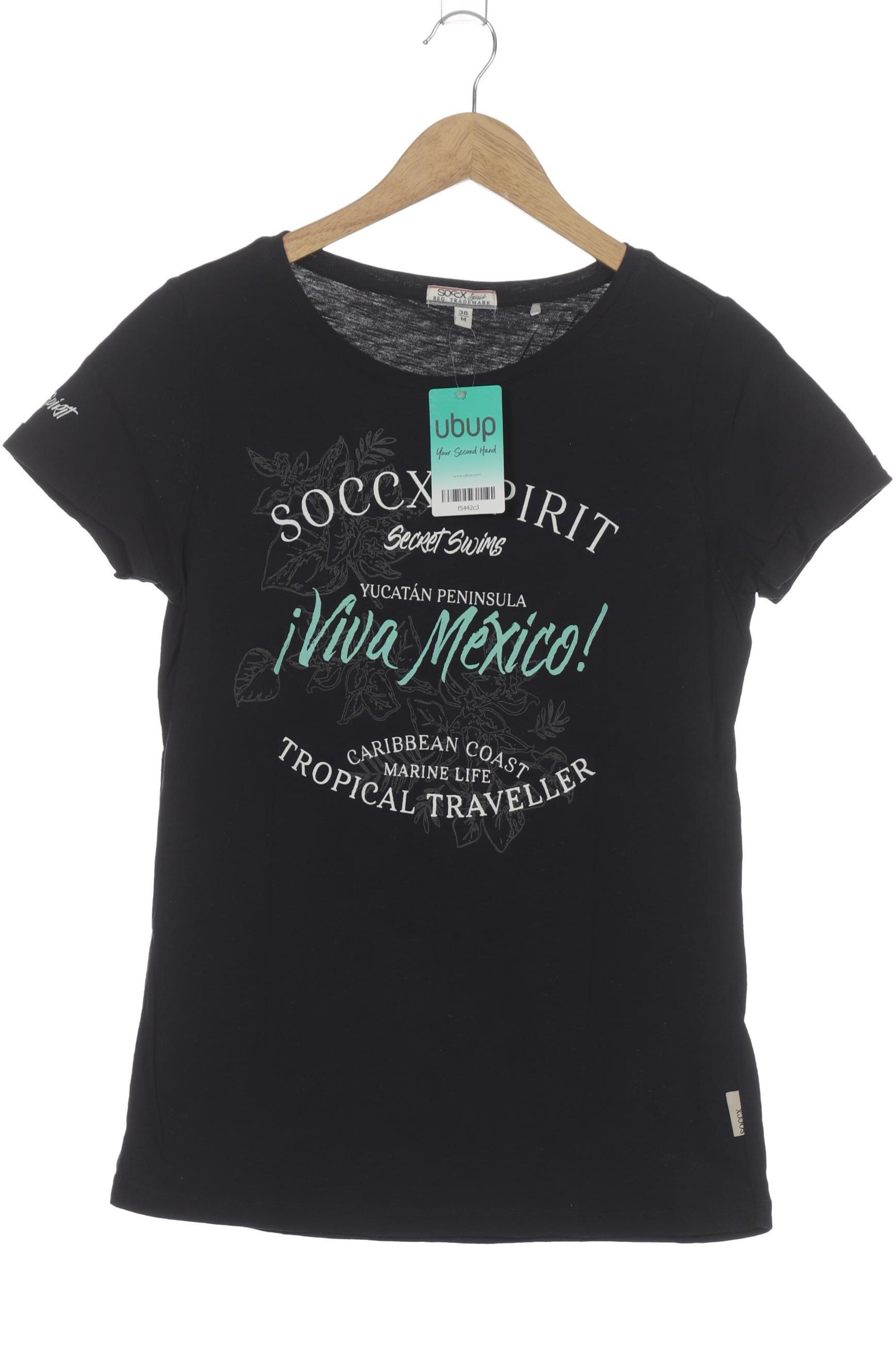 

Soccx Damen T-Shirt, blau, Gr. 38