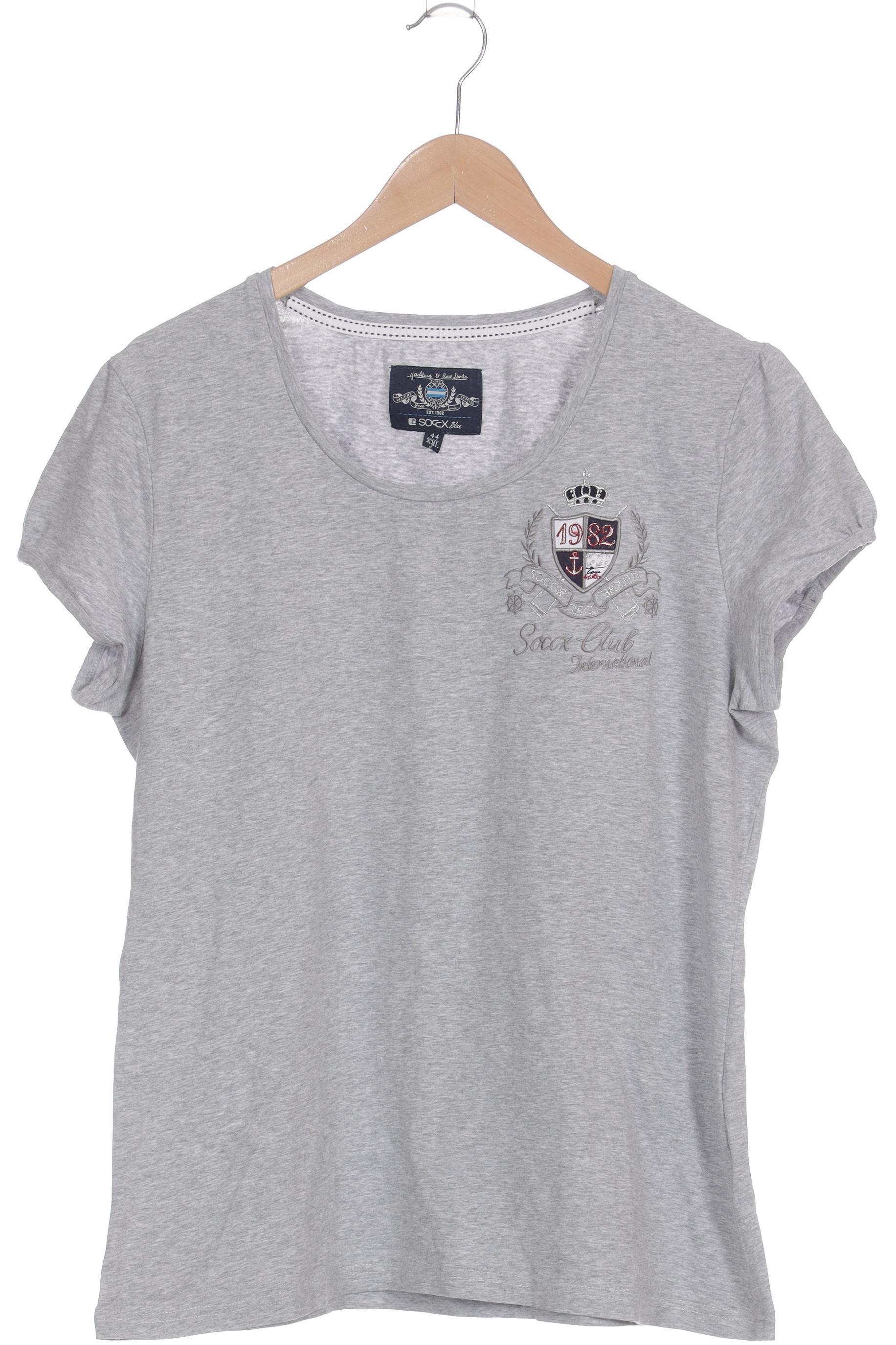 

Soccx Damen T-Shirt, grau, Gr.