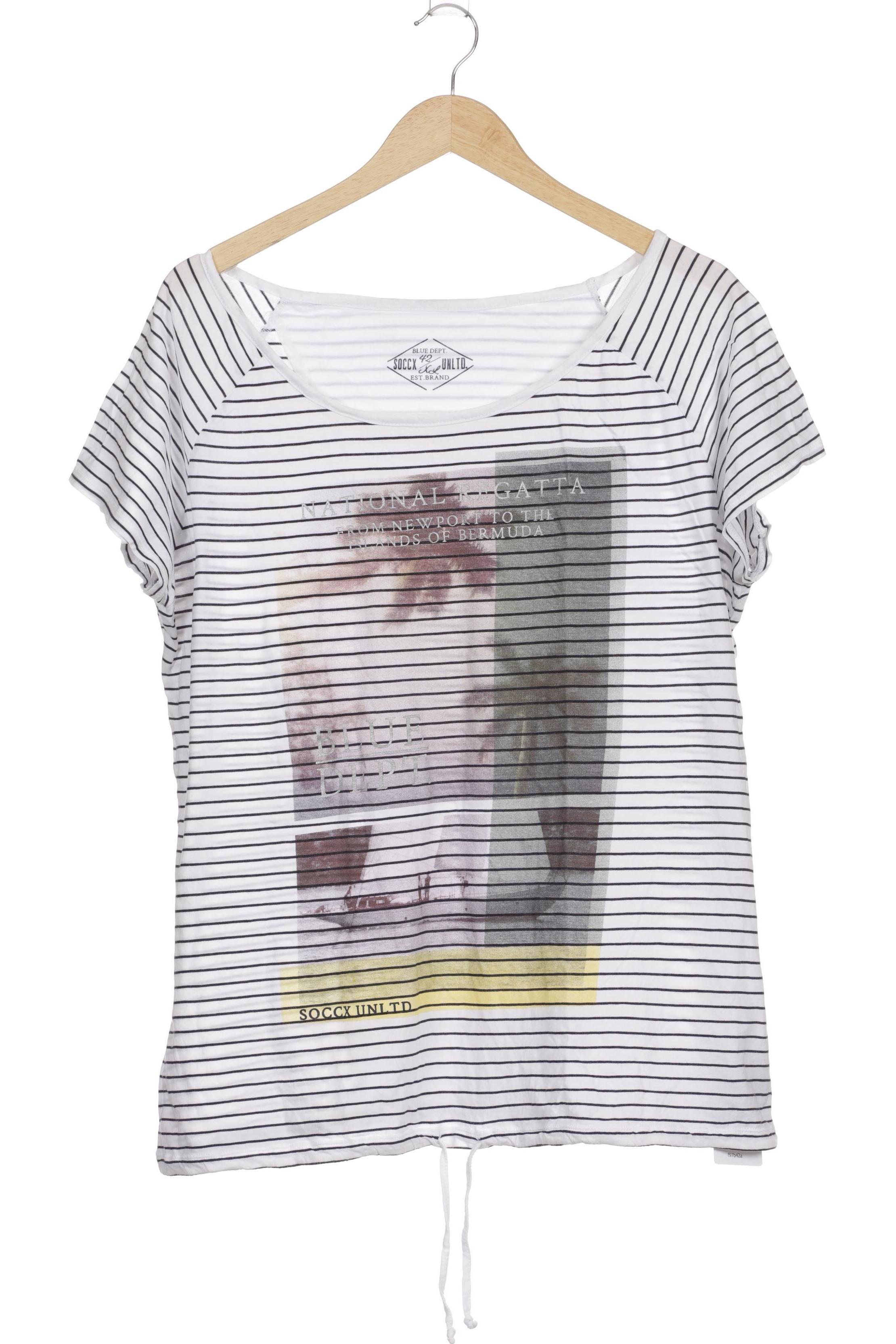 

Soccx Damen T-Shirt, weiß, Gr. 42