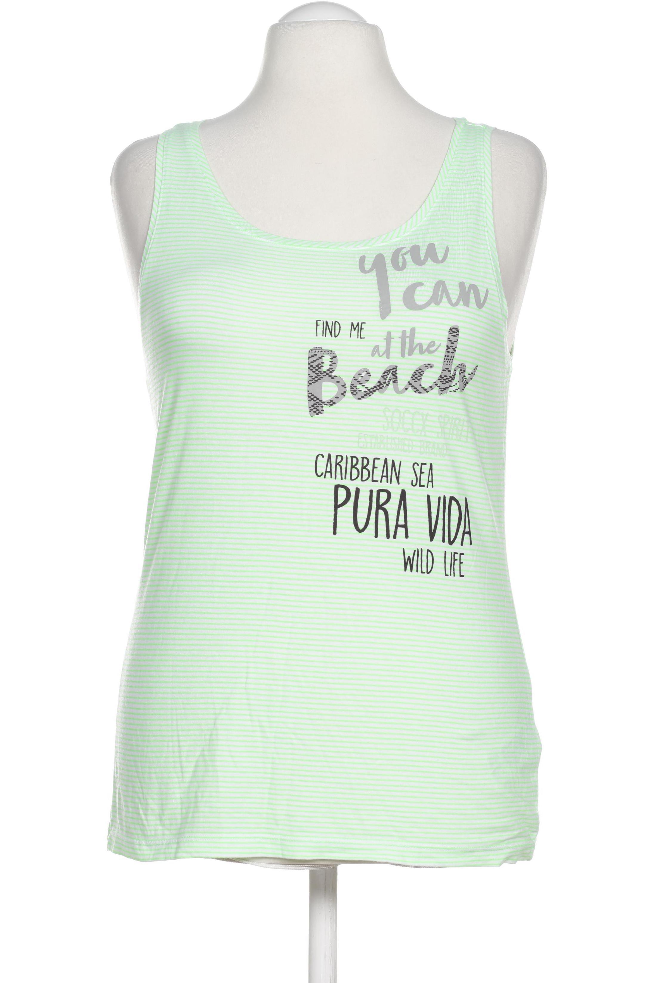 

Soccx Damen Top, grün, Gr. 40