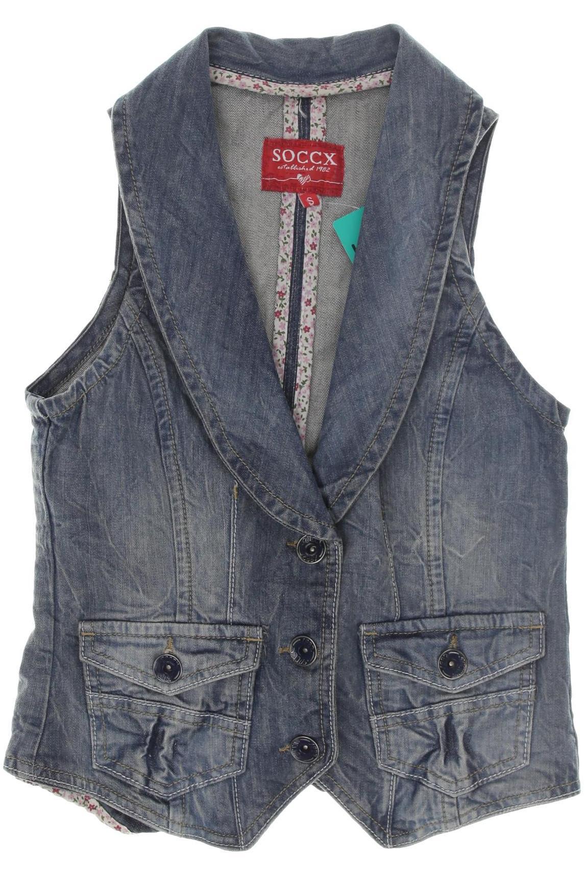 

Soccx Damen Weste, blau, Gr.