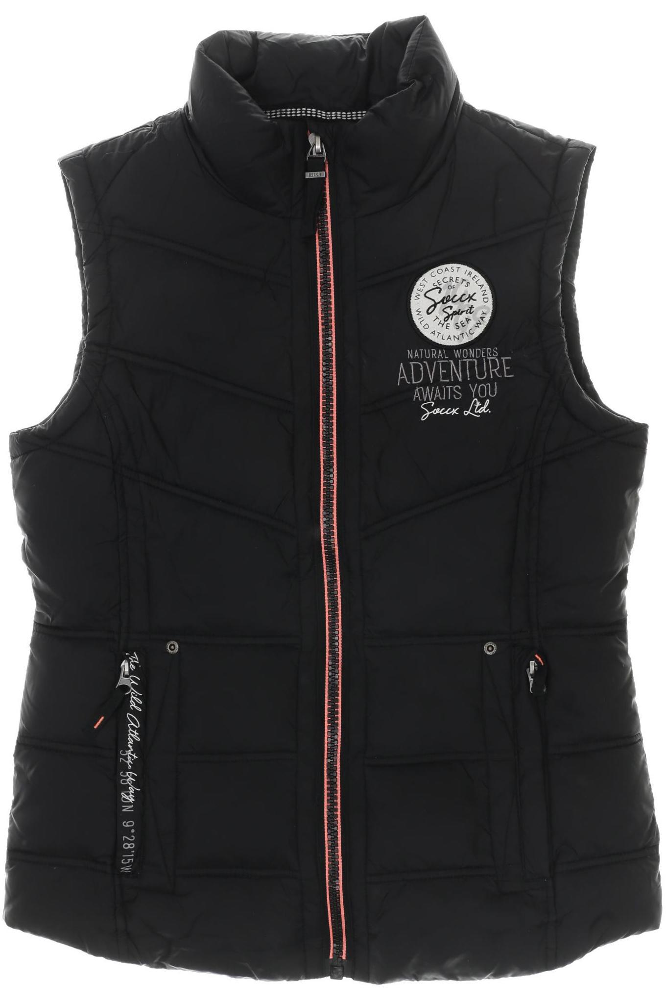

Soccx Damen Weste, schwarz, Gr. 36