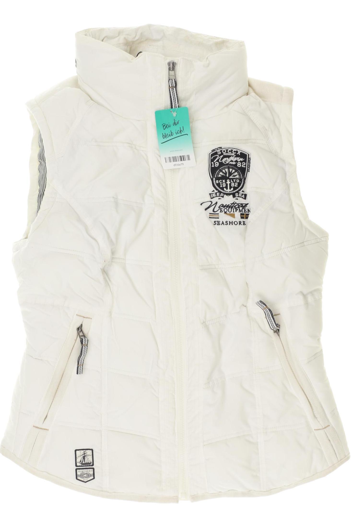 

Soccx Damen Weste, weiß, Gr. 38