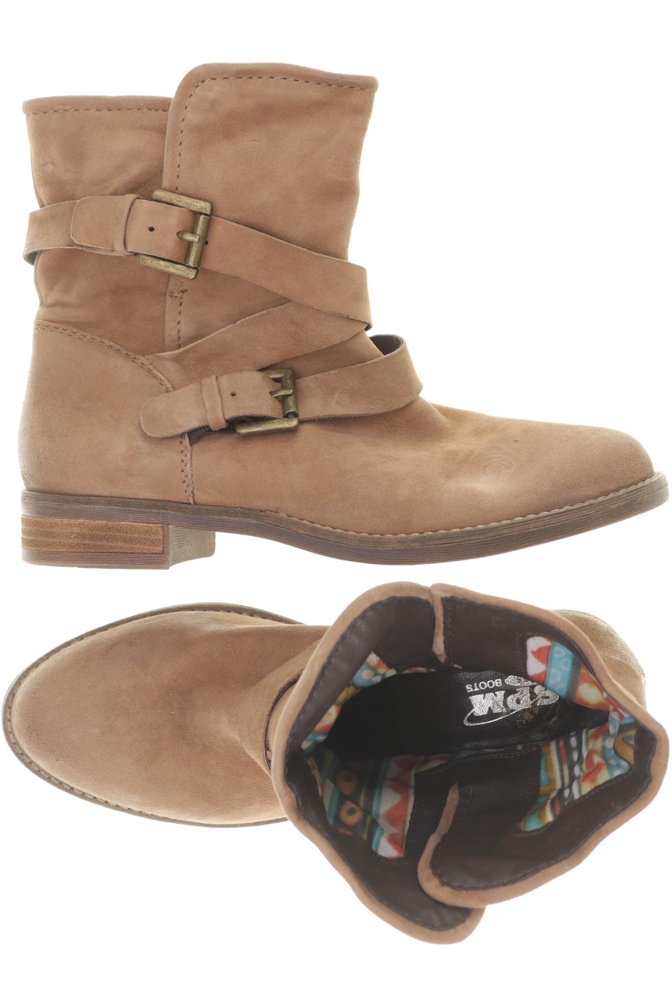 

SPM Damen Stiefelette, beige, Gr. 37
