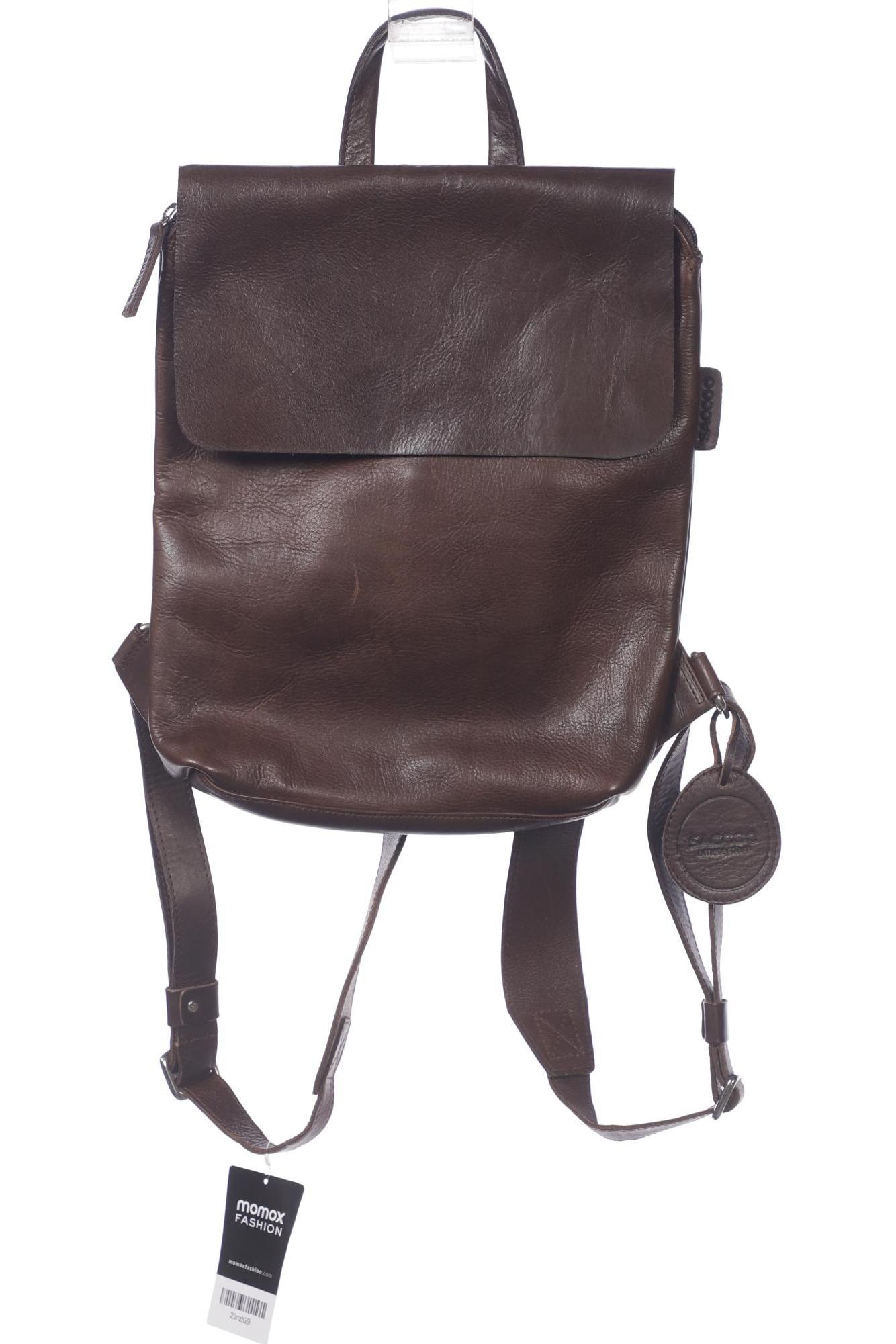 

Saccoo Damen Rucksack, braun, Gr.