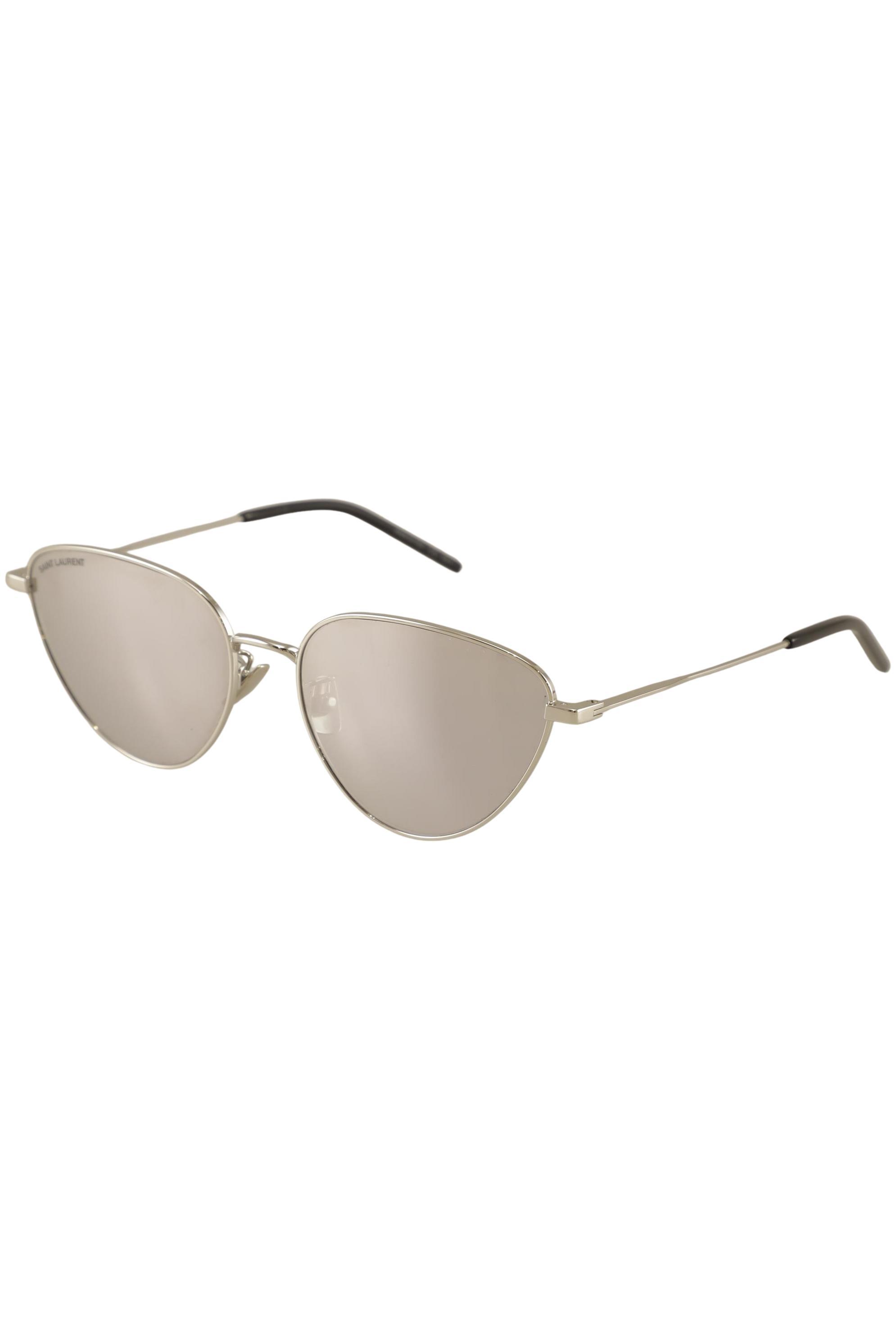 

Saint Laurent Paris Damen Sonnenbrille, silber, Gr.