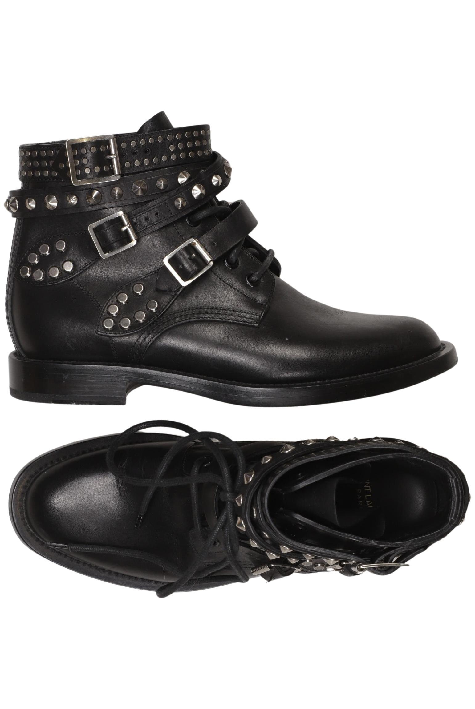 

Saint Laurent Paris Damen Stiefelette, schwarz, Gr. 37.5