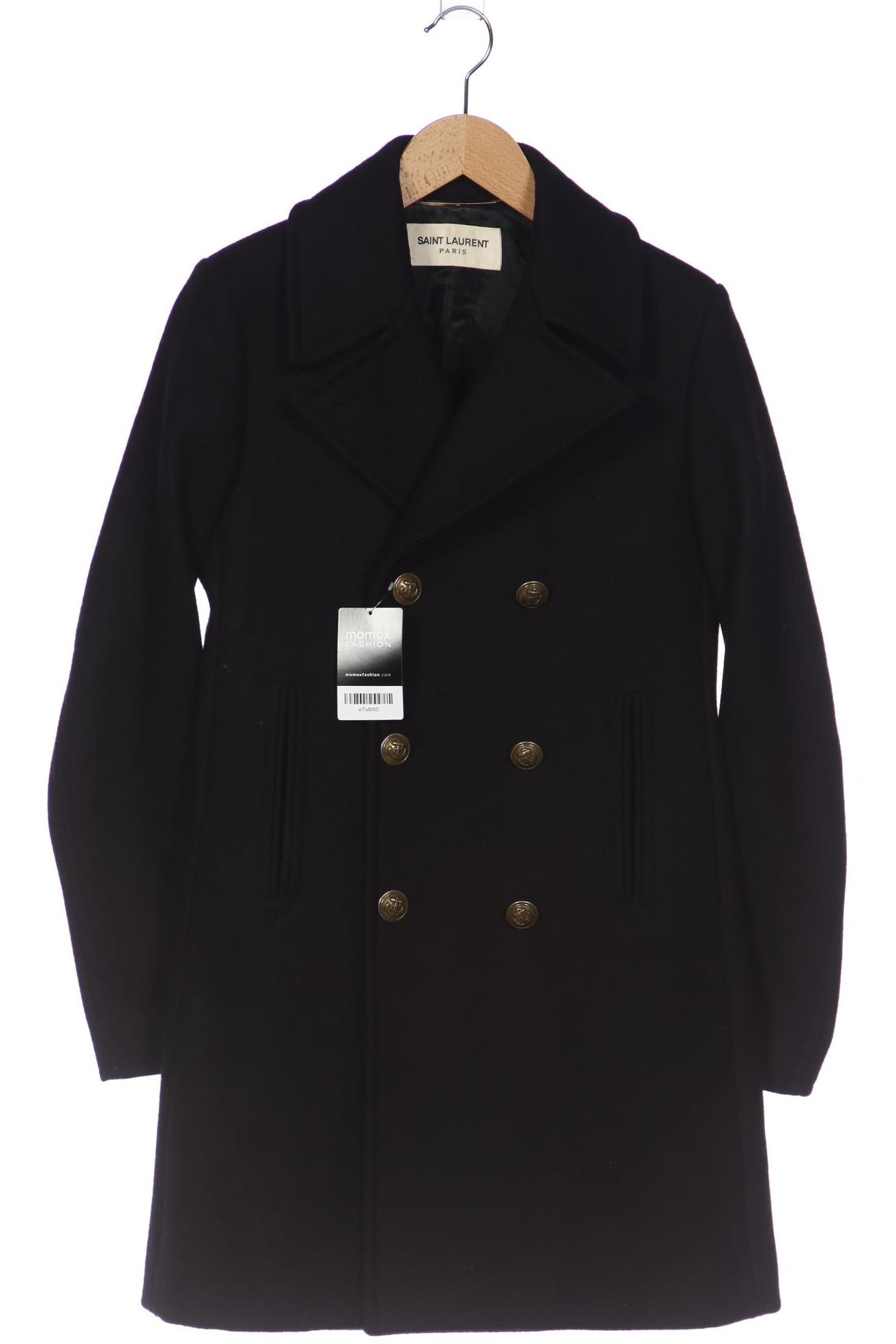 

Saint Laurent Paris Damen Mantel, schwarz, Gr. 40