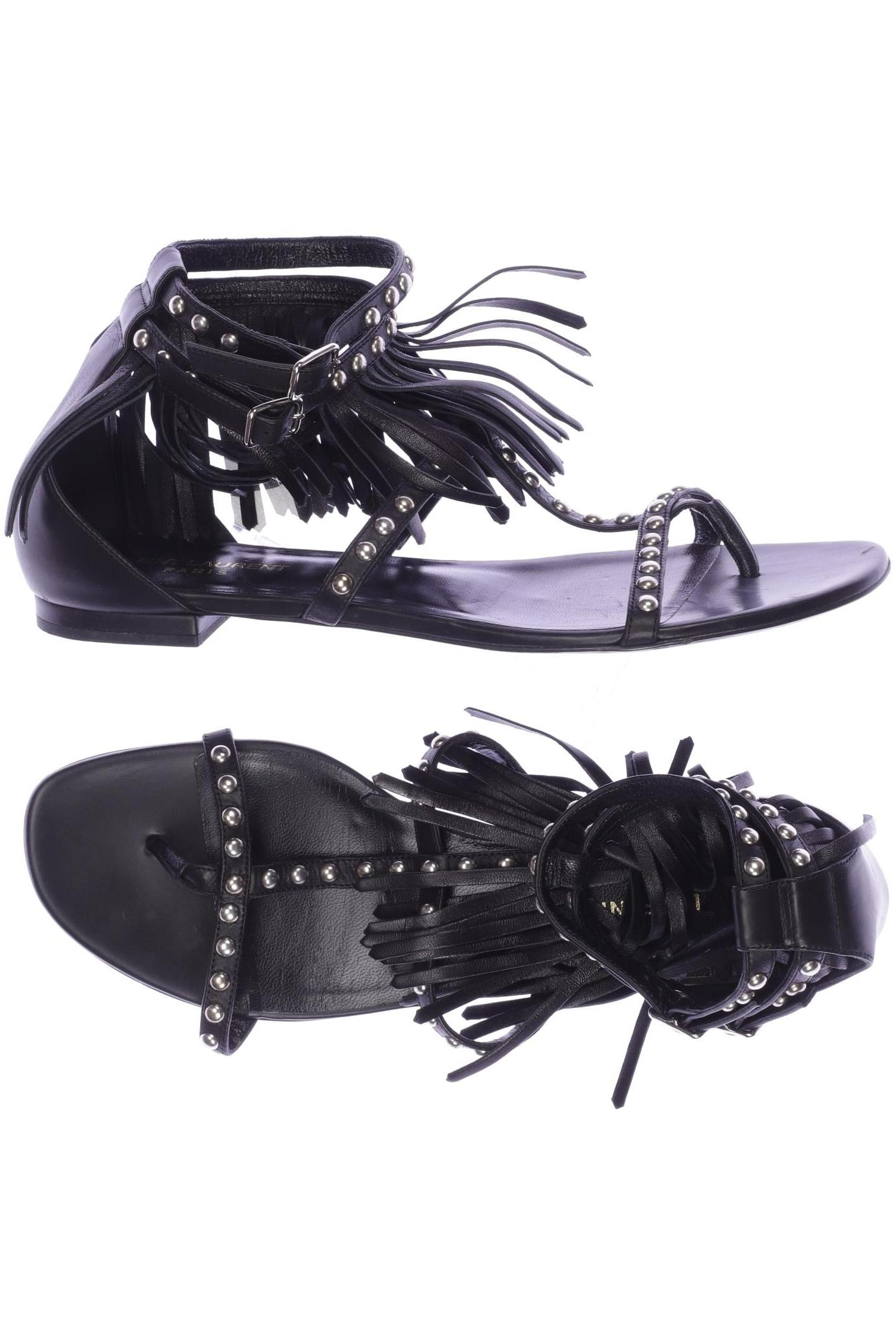 

Saint Laurent Paris Damen Sandale, schwarz, Gr. 41