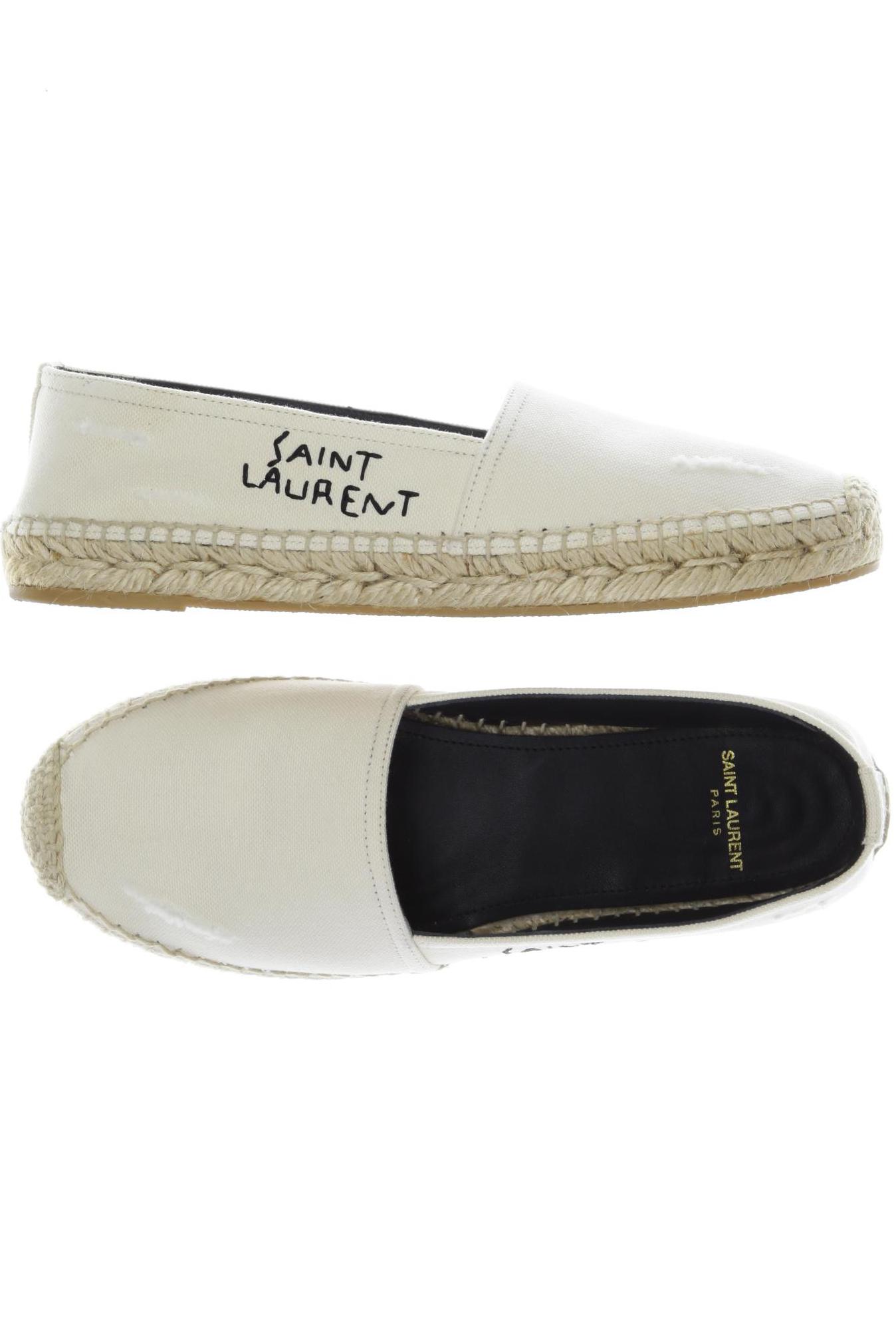 

Saint Laurent Paris Damen Halbschuh, cremeweiß, Gr. 36