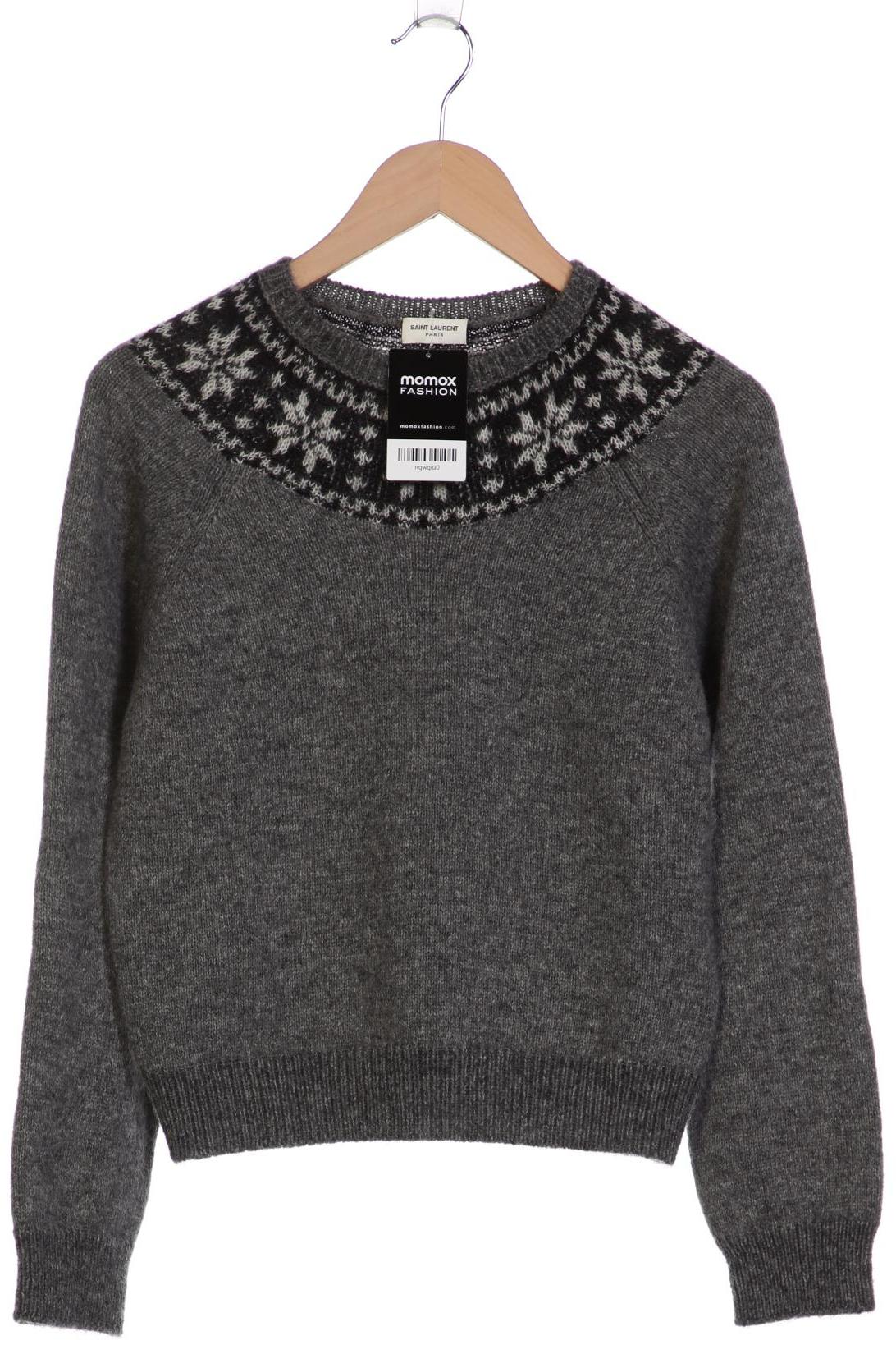 

Saint Laurent Paris Damen Pullover, grau, Gr. 44