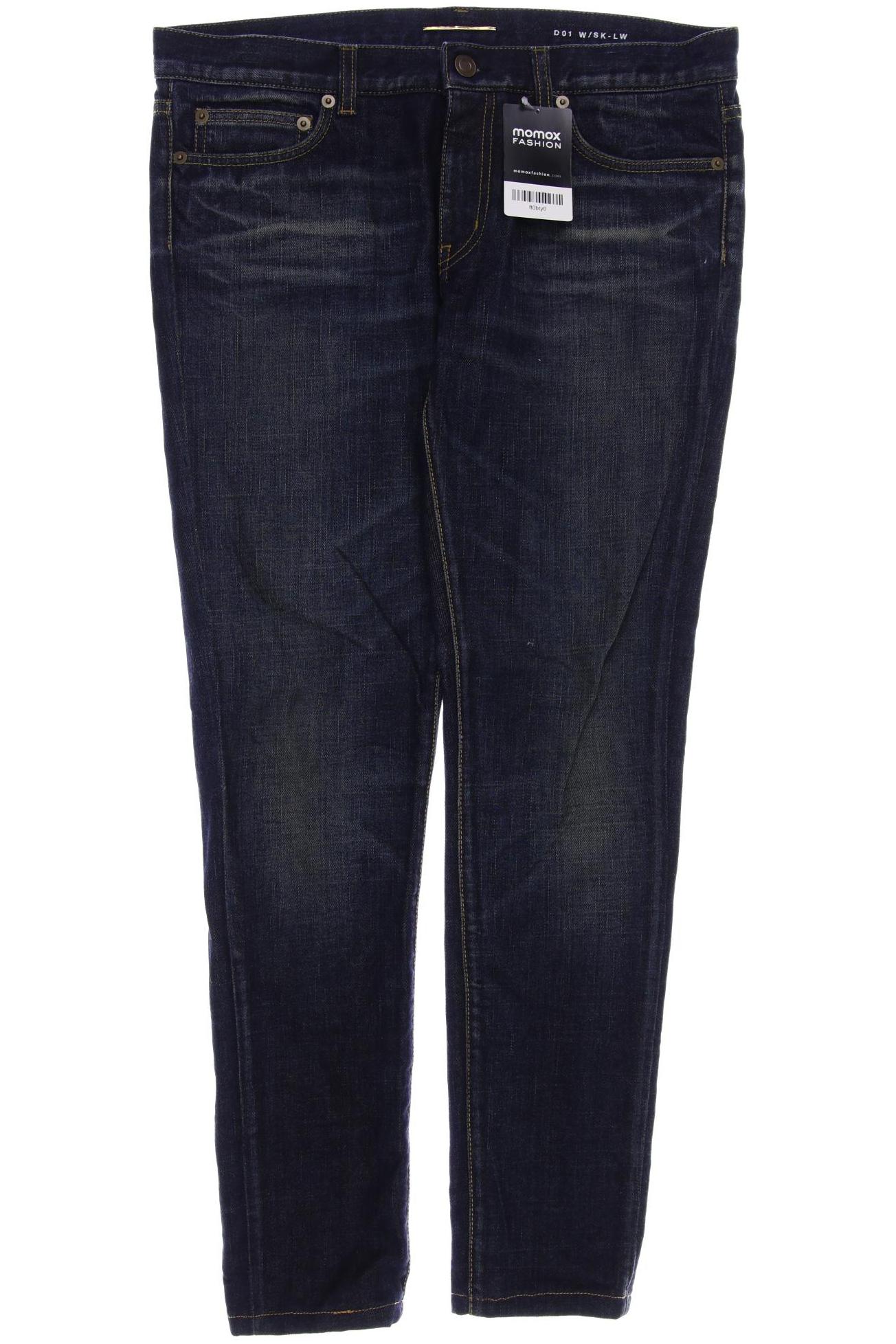 

SAINT Laurent Paris Damen Jeans, marineblau