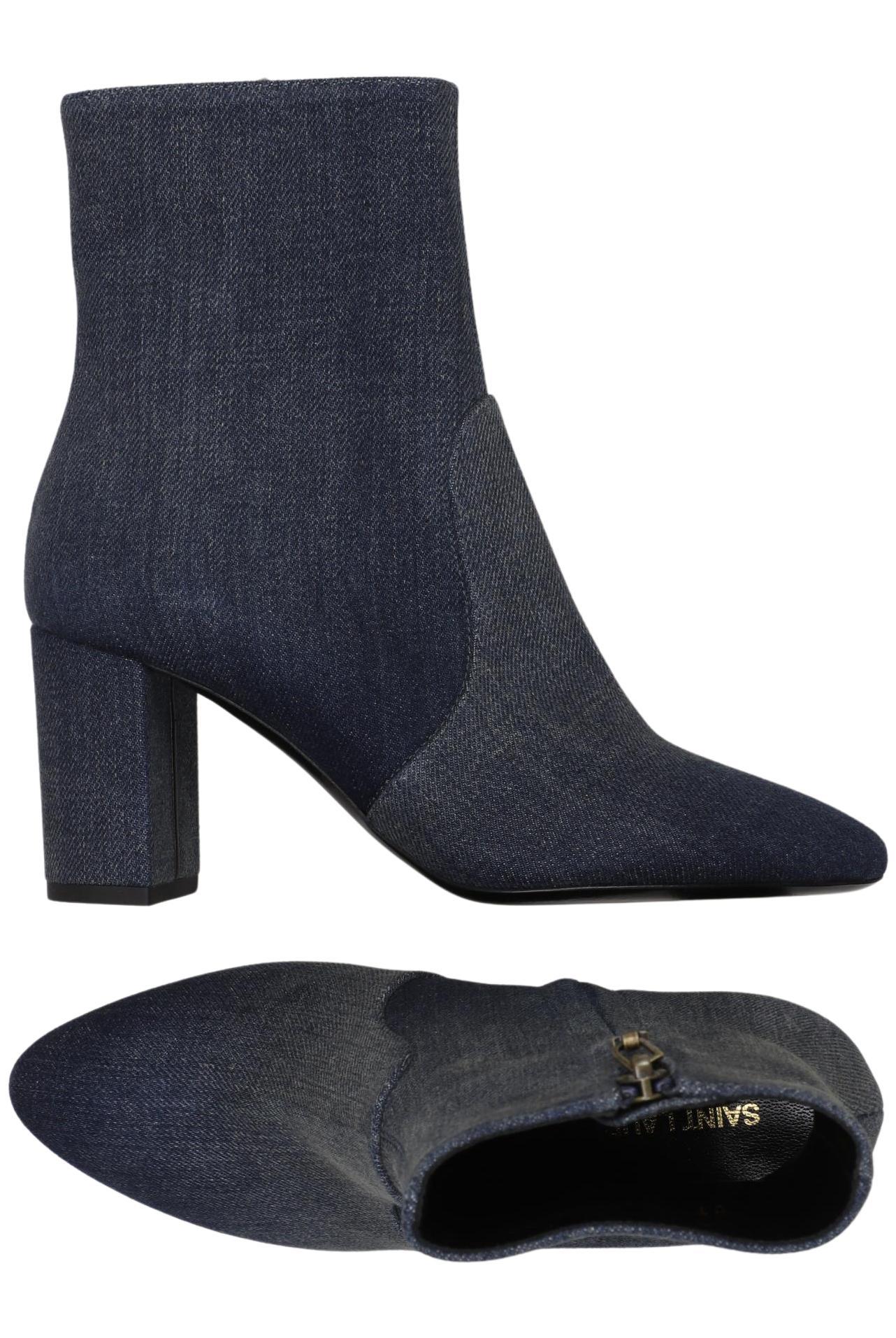 

Saint Laurent Paris Damen Stiefelette, blau, Gr. 36