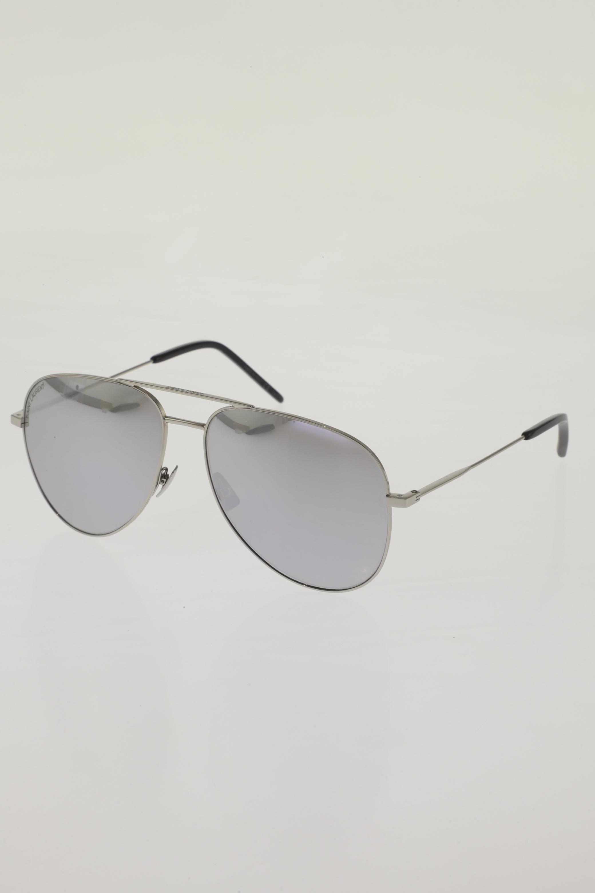 

Saint Laurent Paris Damen Sonnenbrille, silber, Gr.