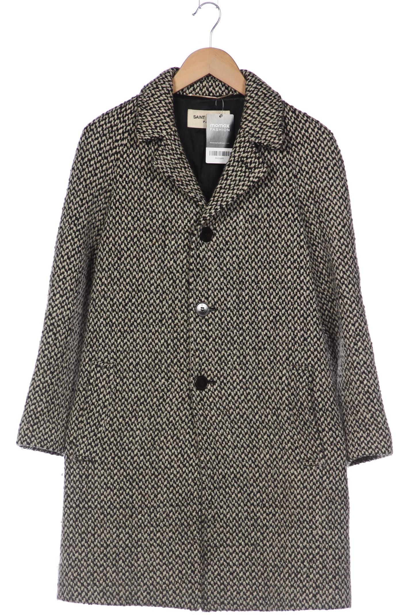 

Saint Laurent Paris Damen Mantel, schwarz, Gr. 38