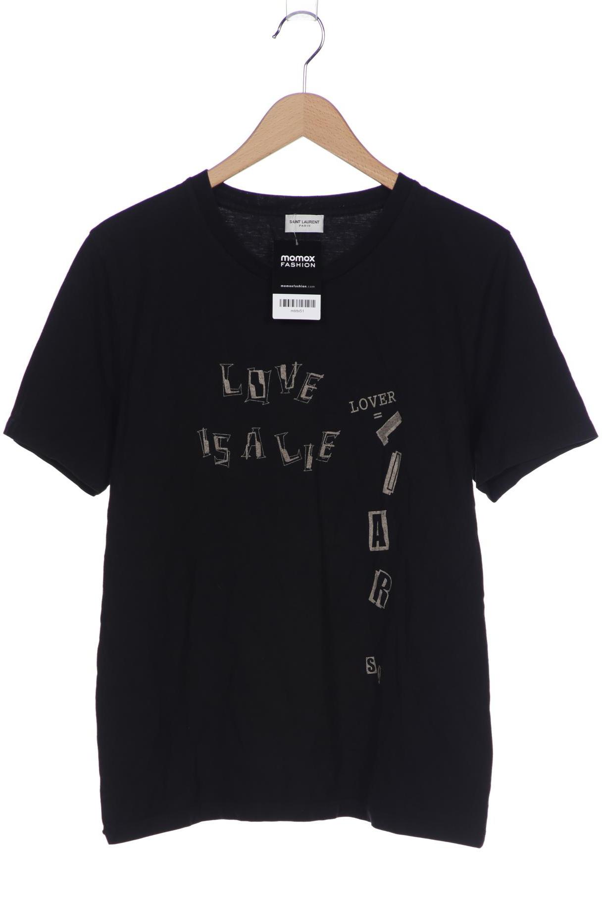 

Saint Laurent Paris Herren T-Shirt, schwarz, Gr. 48