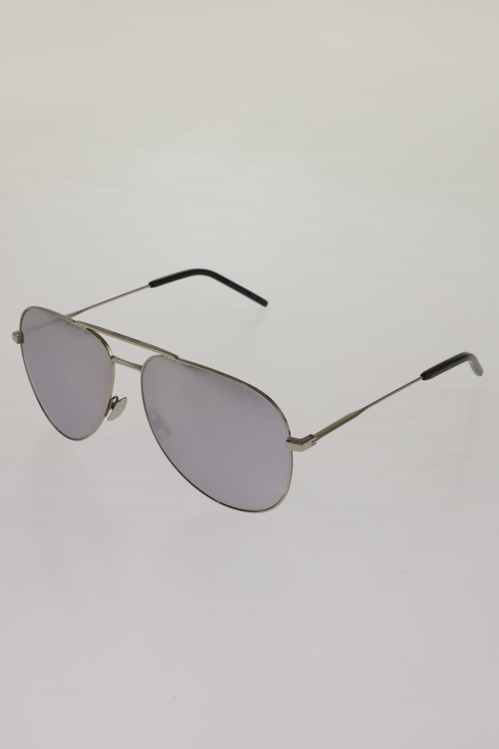 

Saint Laurent Paris Damen Sonnenbrille, silber, Gr.