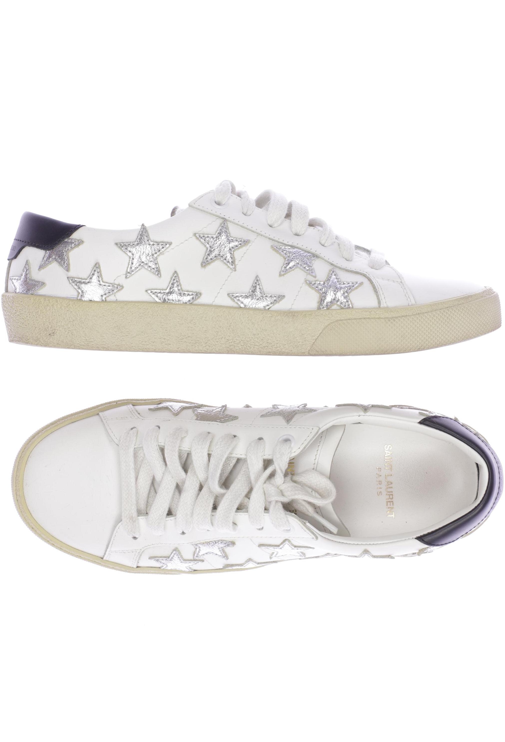 

Saint Laurent Paris Damen Sneakers, cremeweiß, Gr. 37