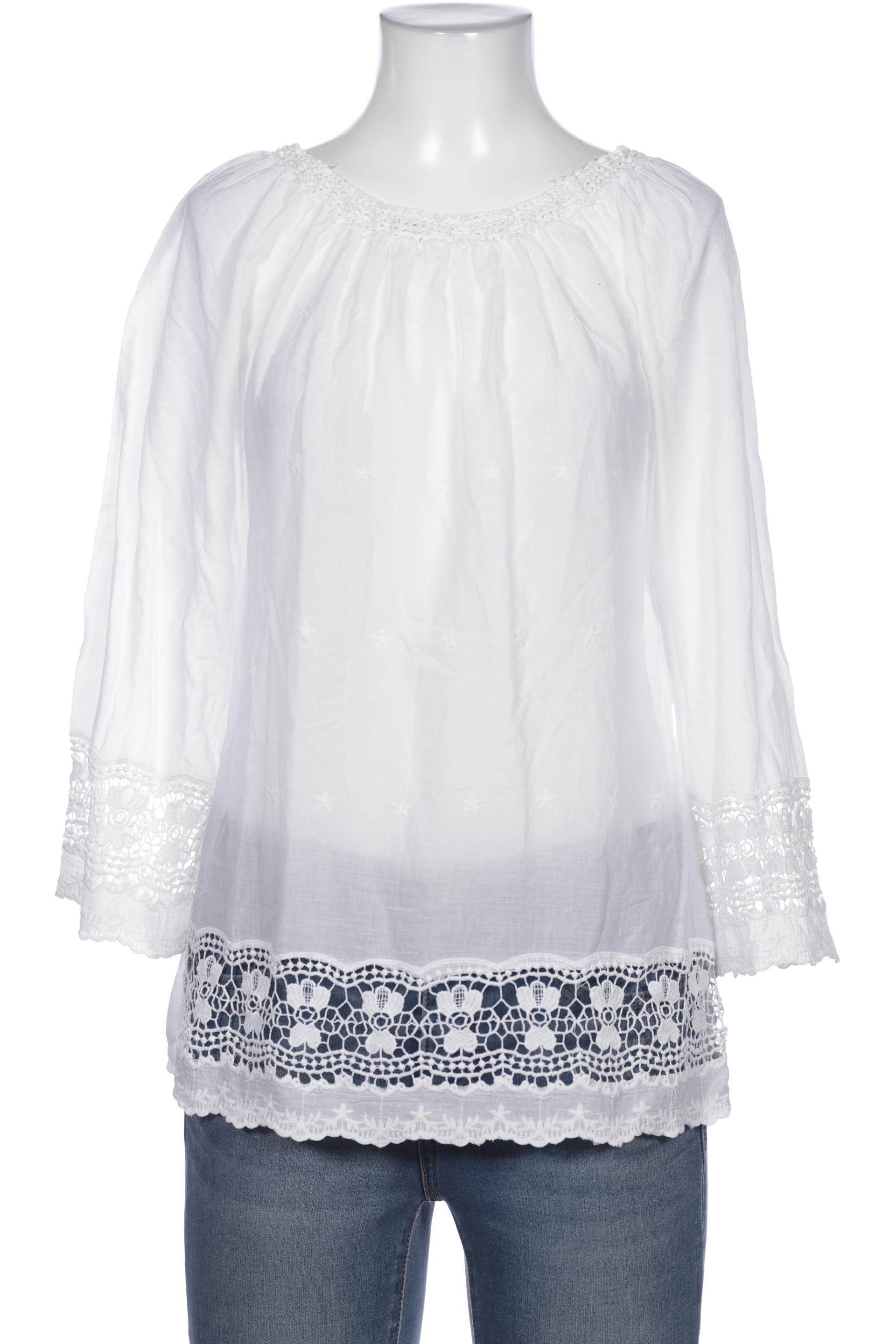 

SAINT TROPEZ Damen Bluse, weiß
