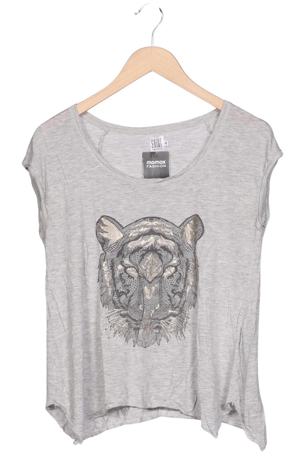 

Saint Tropez Damen T-Shirt, grau, Gr. 34