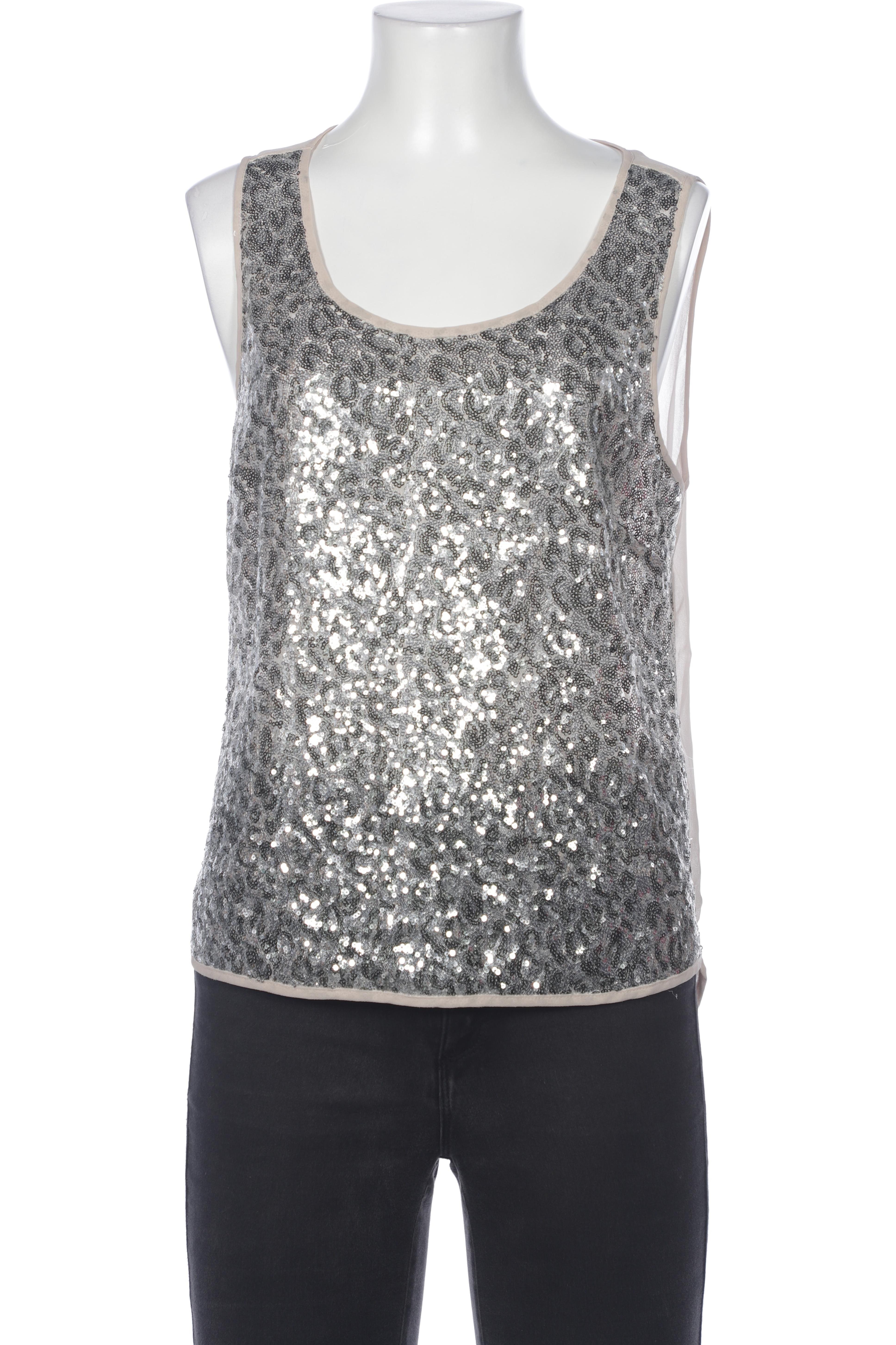 Thumbnail - Saint Tropez Damen Top, silber, Gr. 38