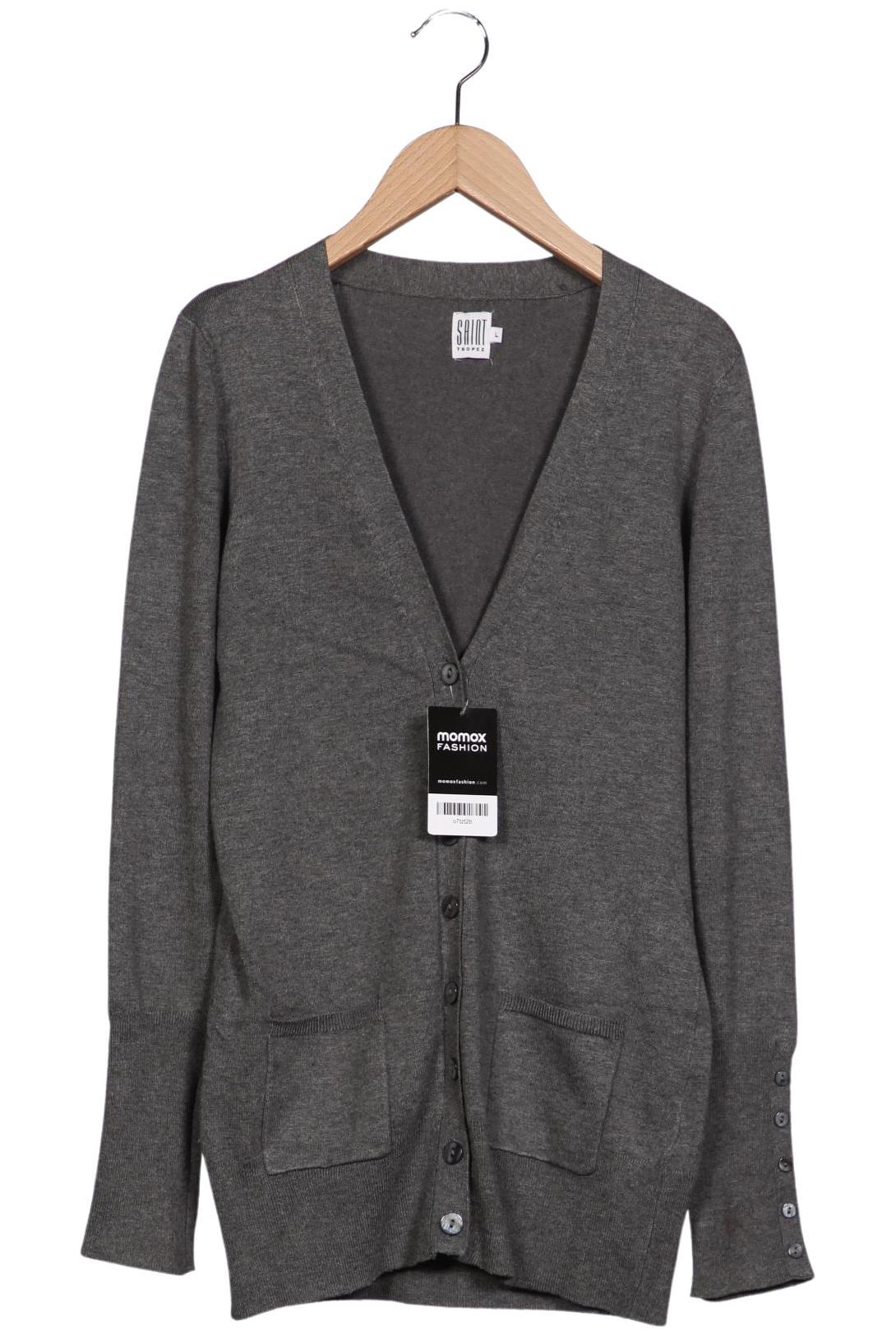 

Saint Tropez Damen Strickjacke, grau, Gr. 42