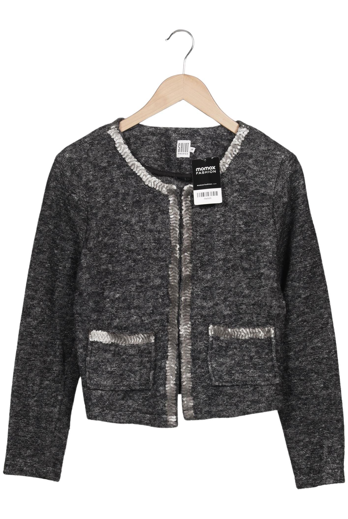 

Saint Tropez Damen Strickjacke, grau, Gr. 38