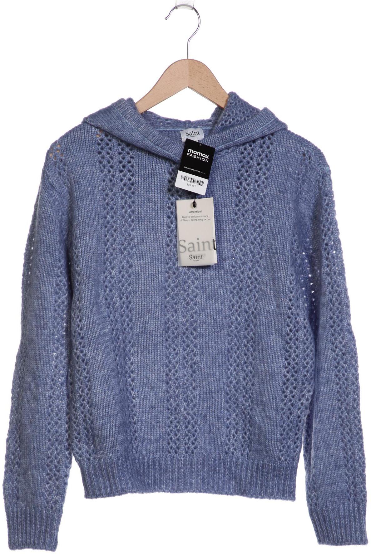 

Saint Tropez Damen Kapuzenpullover, blau, Gr. 36