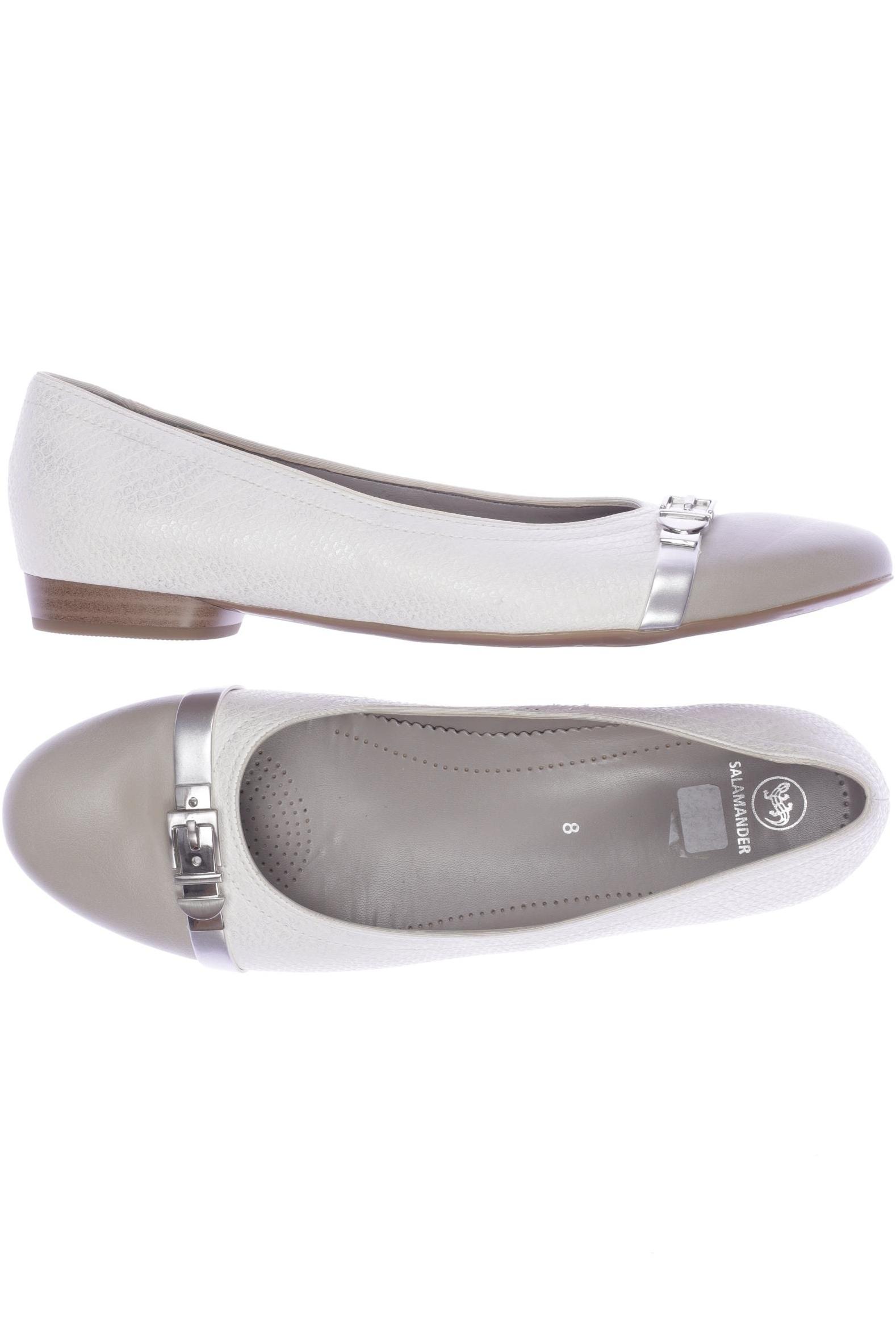 

Salamander Damen Ballerinas, weiß, Gr. 8