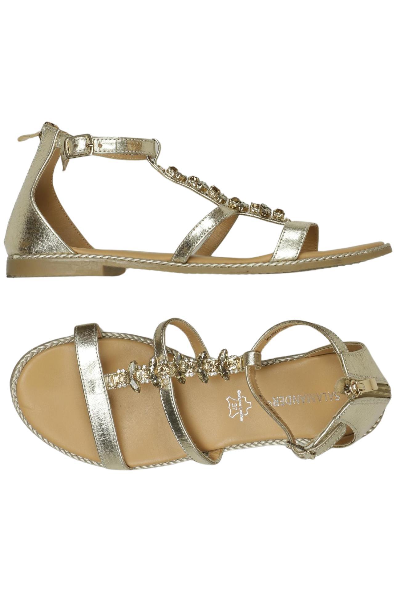 

Salamander Damen Sandale, gold, Gr. 37