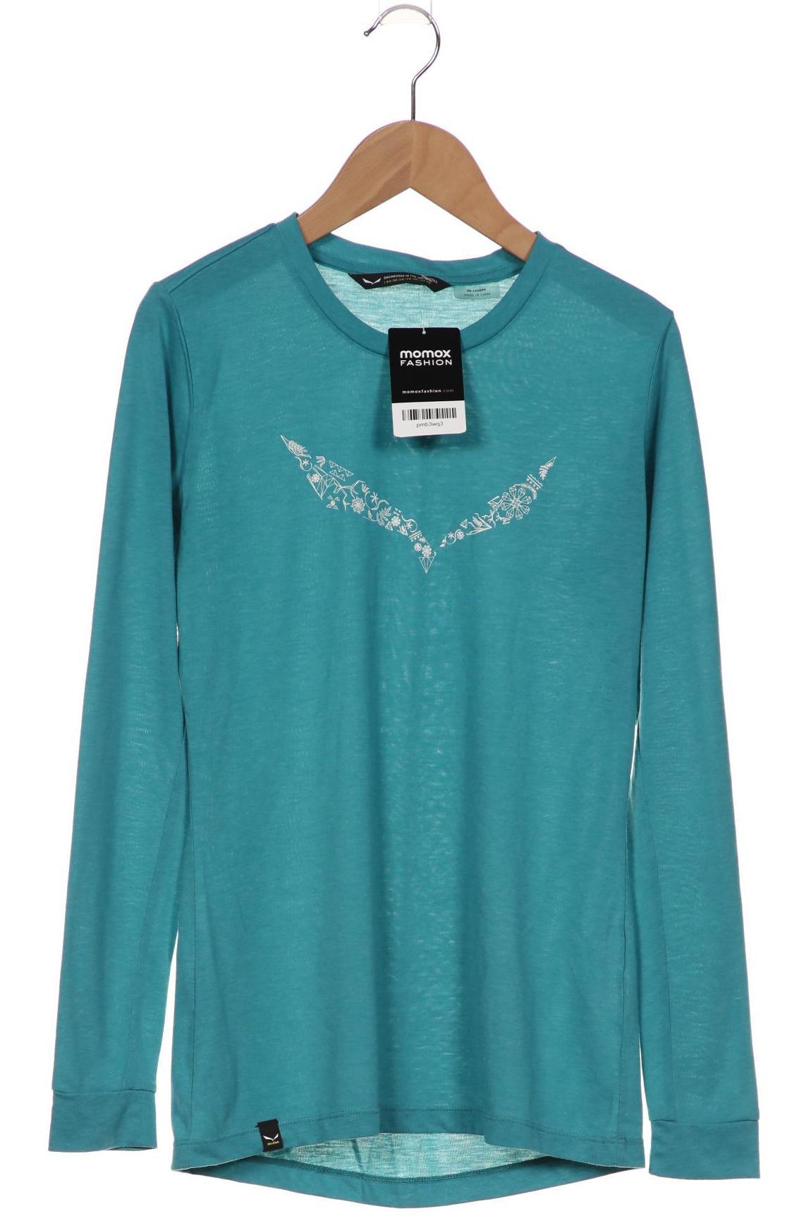 

Salewa Damen Langarmshirt, türkis, Gr. 34