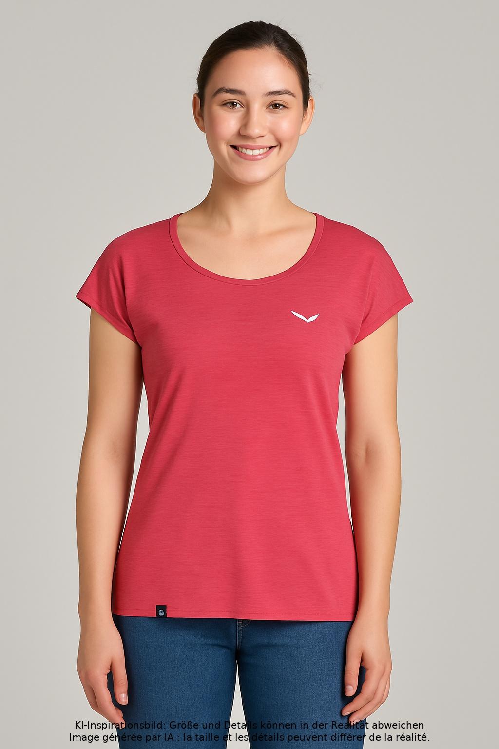 

Salewa Damen T-Shirt, rot, Gr. 38
