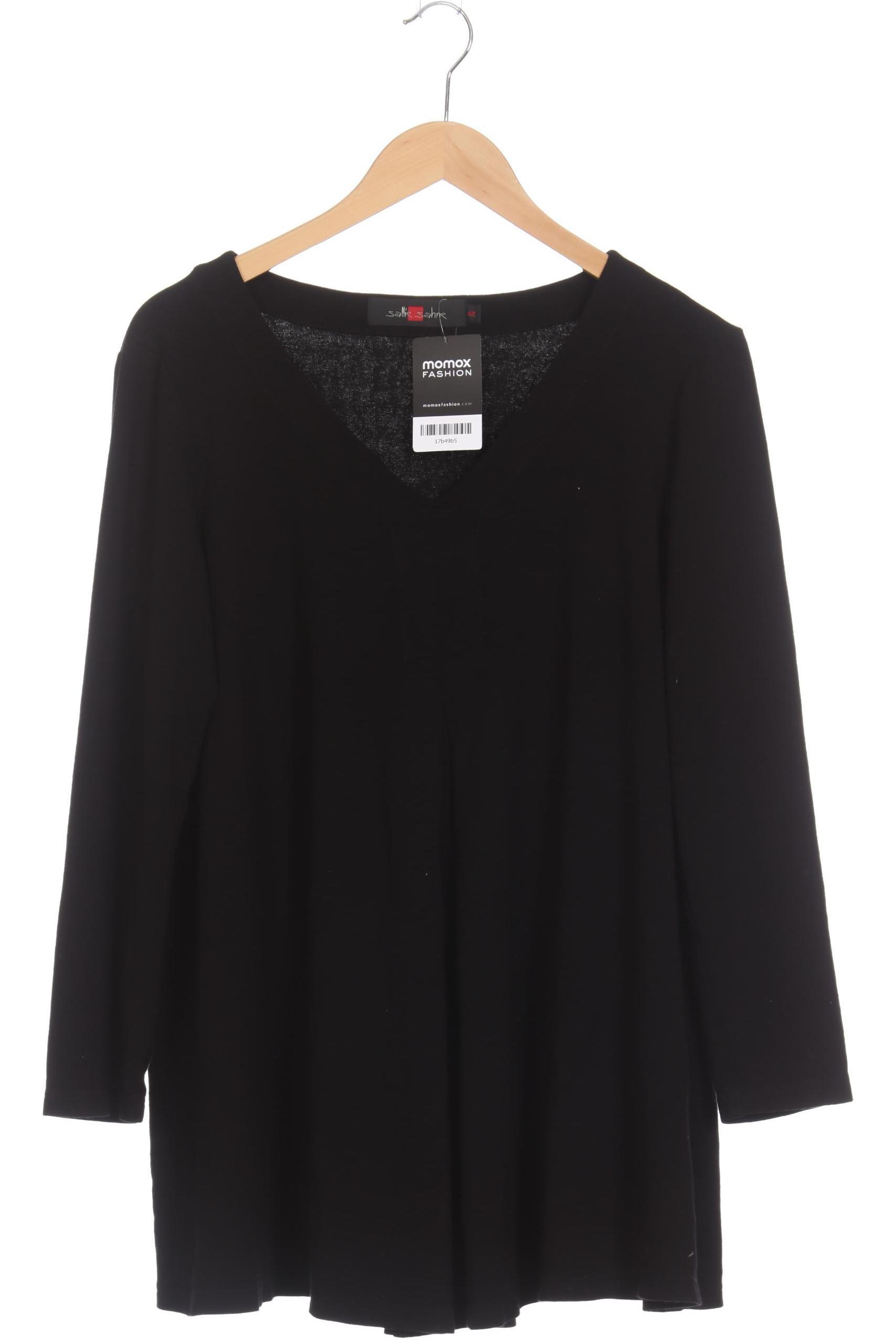 

Sallie Sahne Damen Langarmshirt, schwarz, Gr. 42