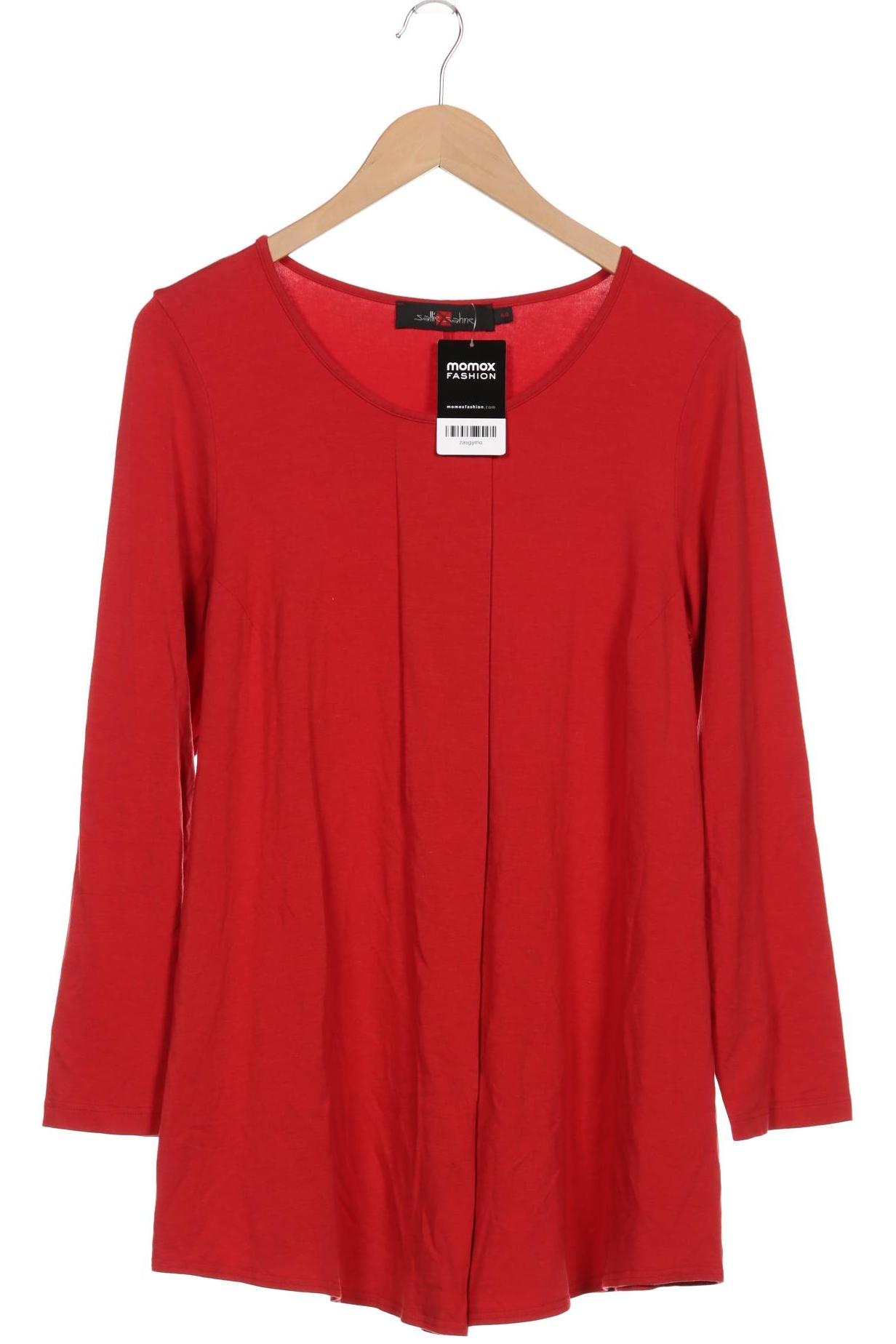 

Sallie Sahne Damen Langarmshirt, rot, Gr. 40