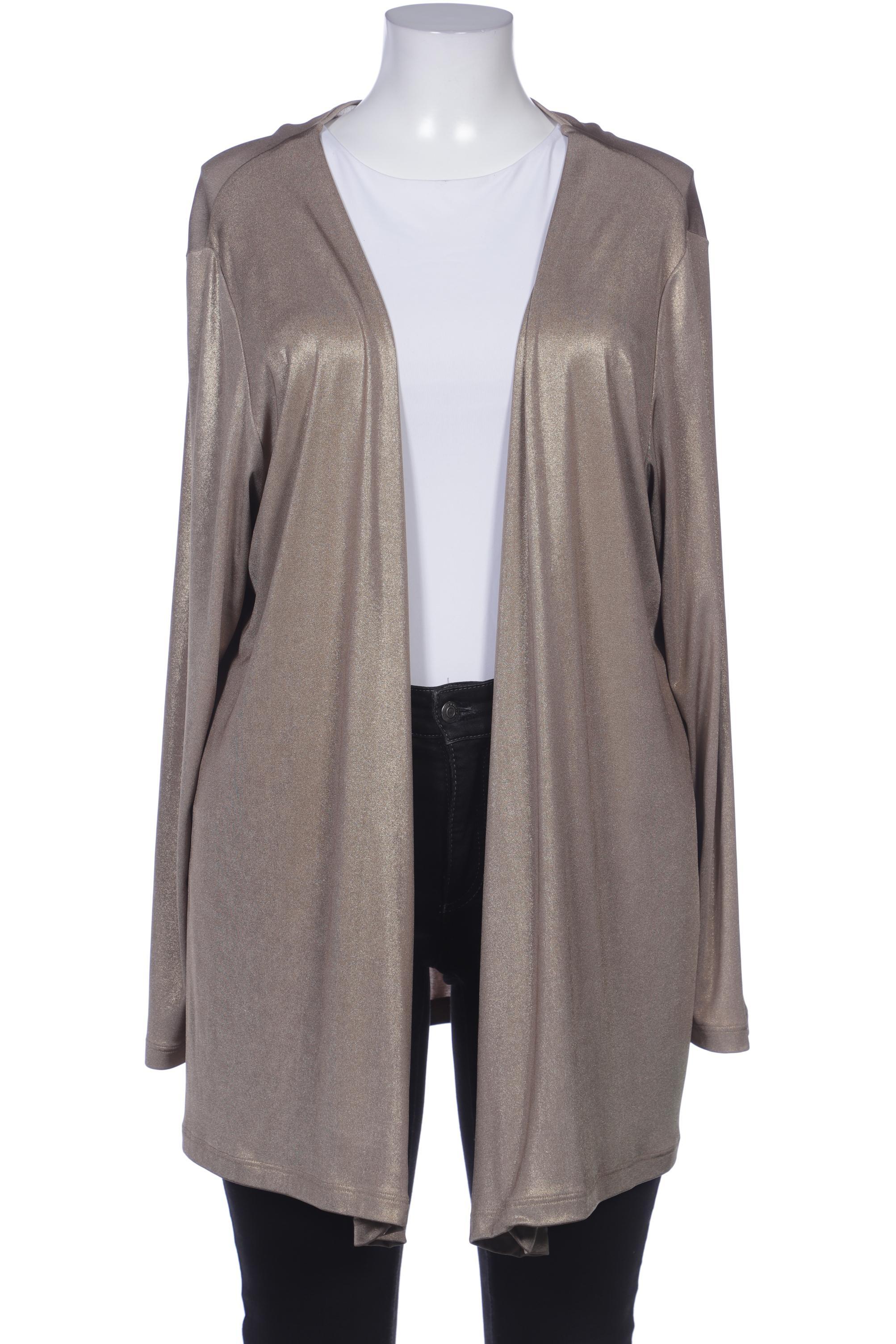 

Sallie Sahne Damen Strickjacke, gold, Gr. 50