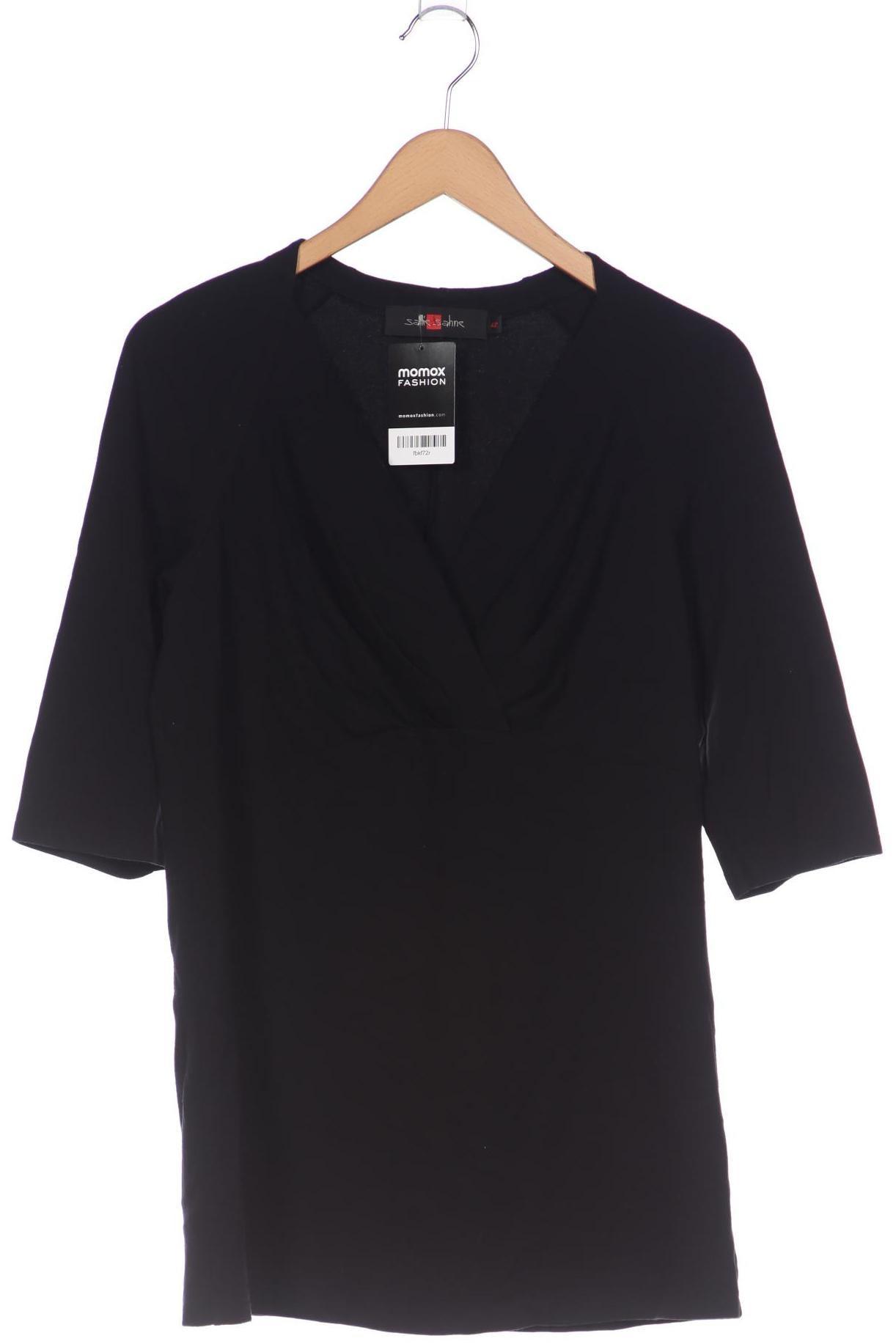 

Sallie Sahne Damen Langarmshirt, schwarz, Gr. 42