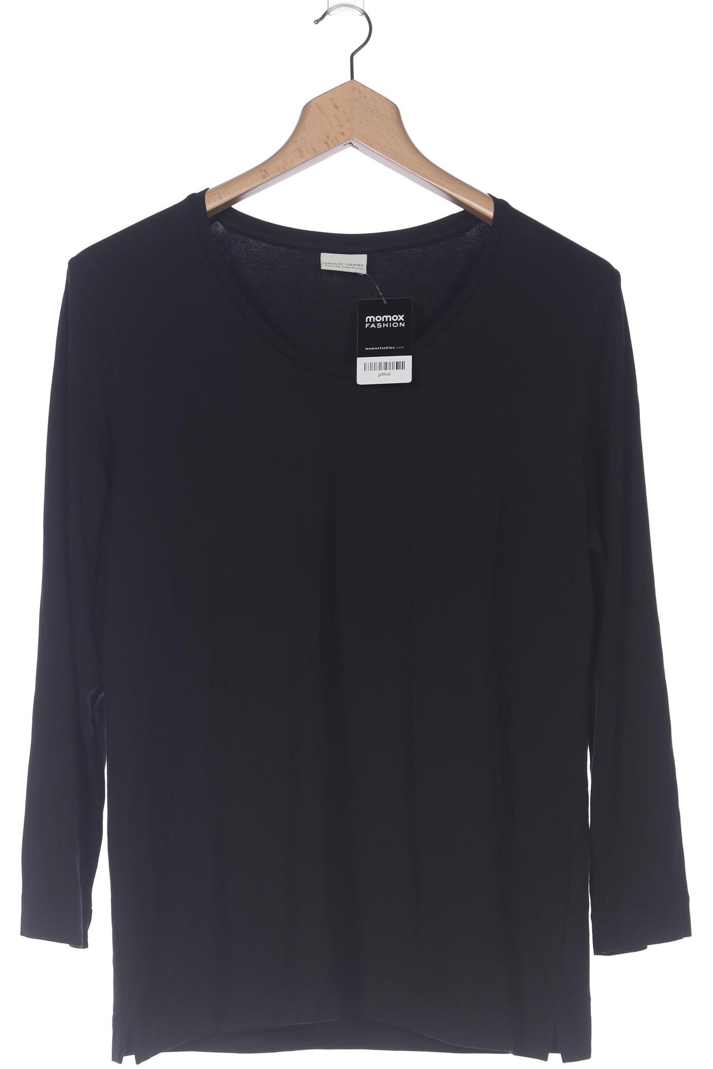 

Sallie Sahne Damen Langarmshirt, schwarz, Gr. 46