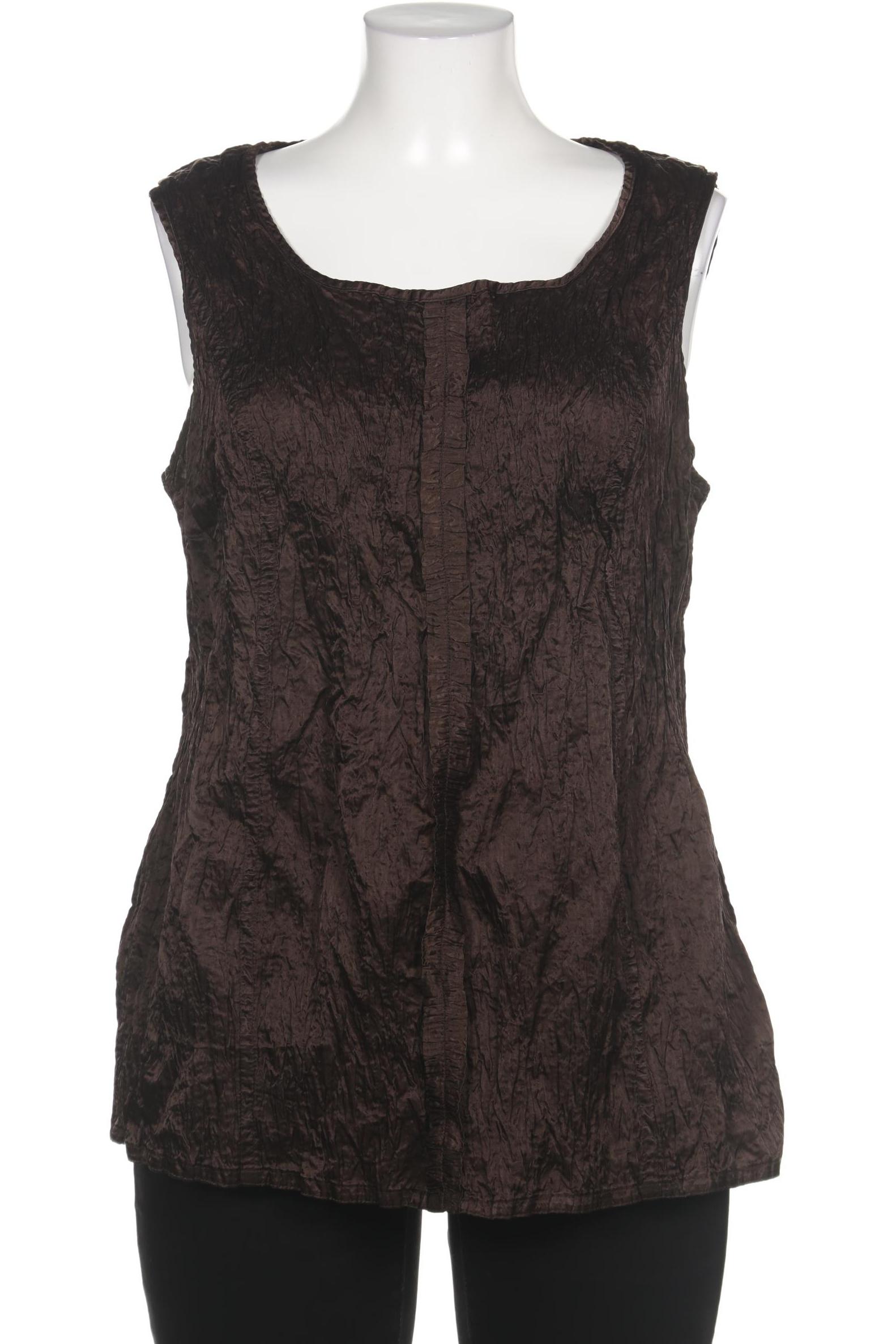 

Sallie Sahne Damen Bluse, braun, Gr. 52