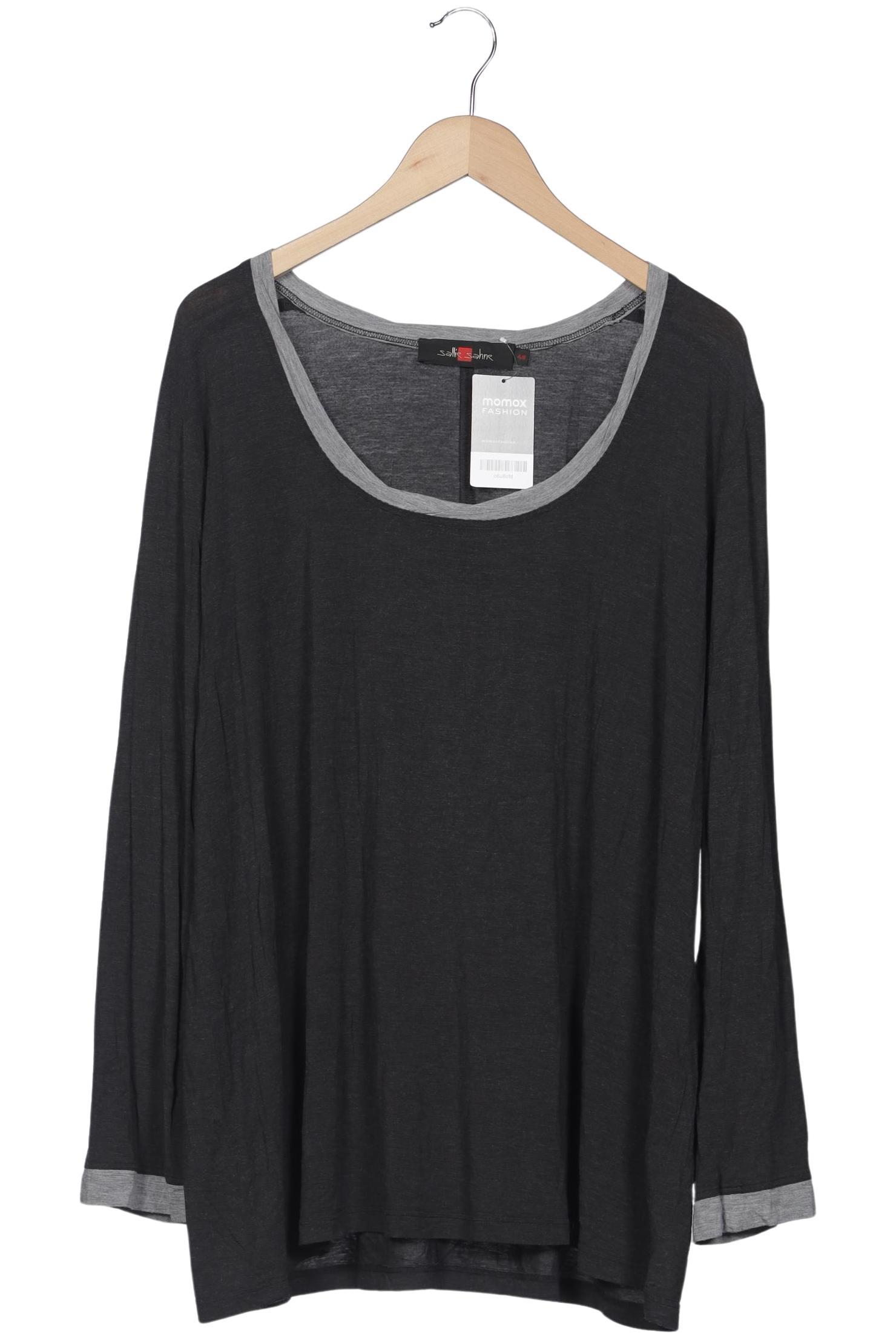 

Sallie Sahne Damen Langarmshirt, grau, Gr. 48