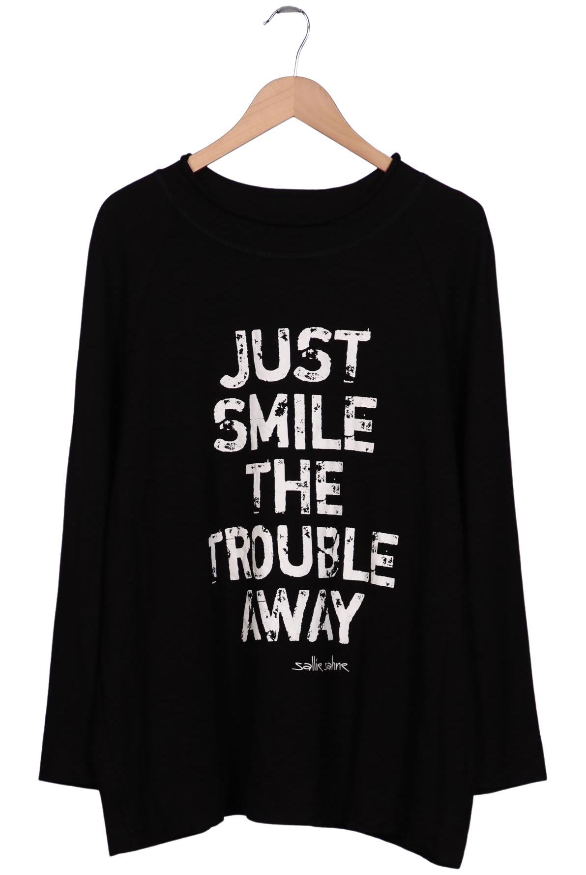 

Sallie Sahne Damen Langarmshirt, schwarz, Gr. 50