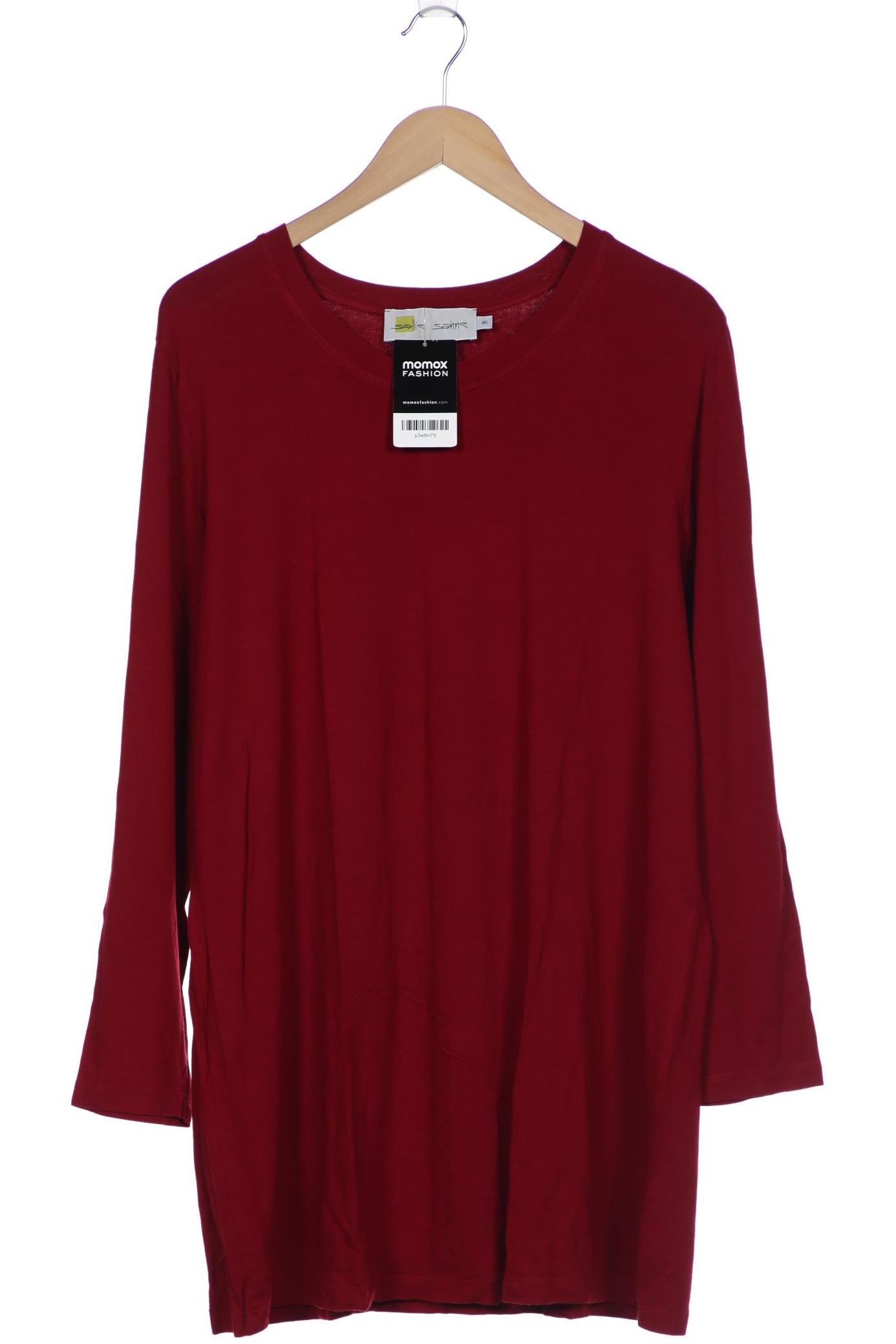 

Sallie Sahne Damen Langarmshirt, bordeaux