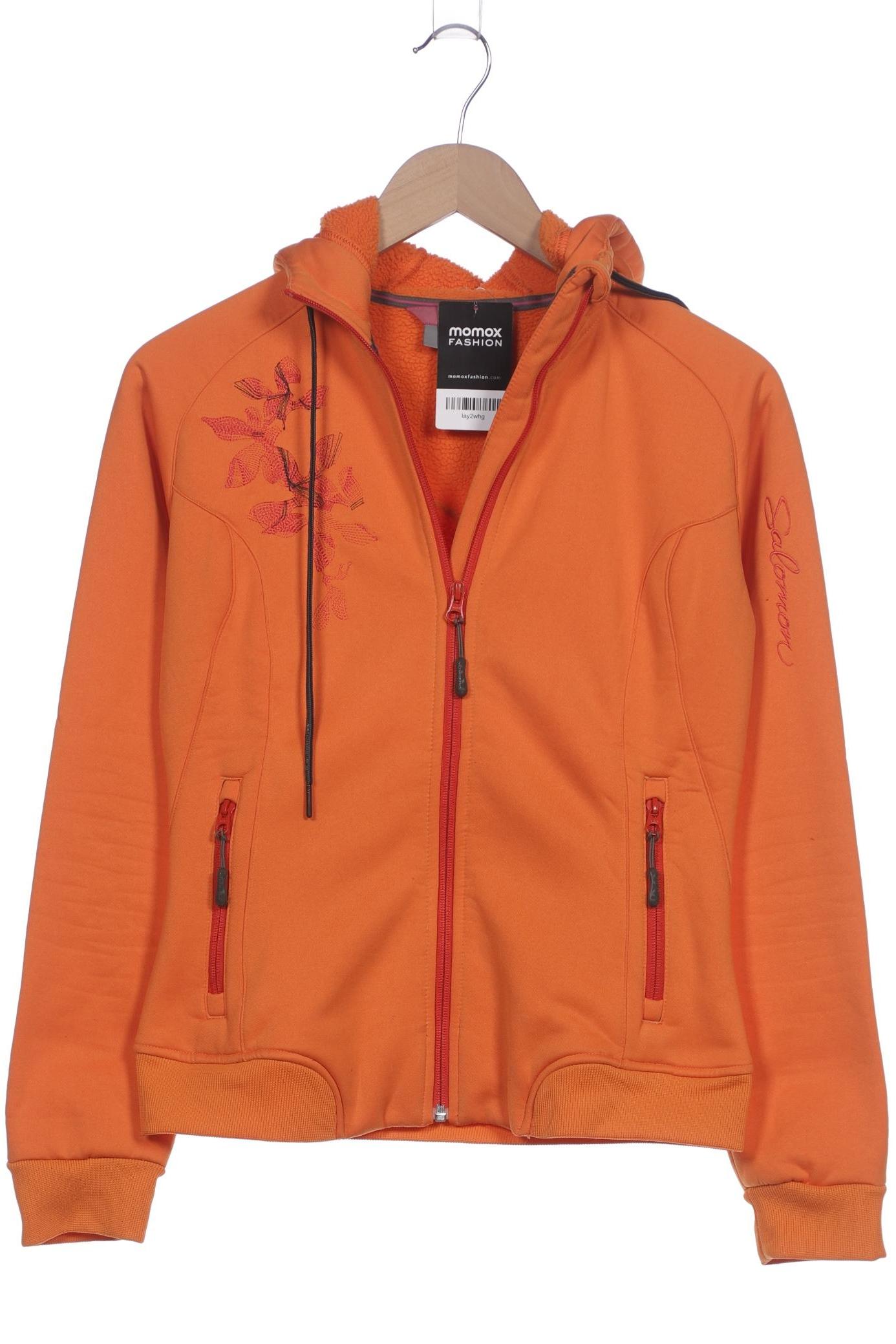 

Salomon Damen Kapuzenpullover, orange, Gr. 36