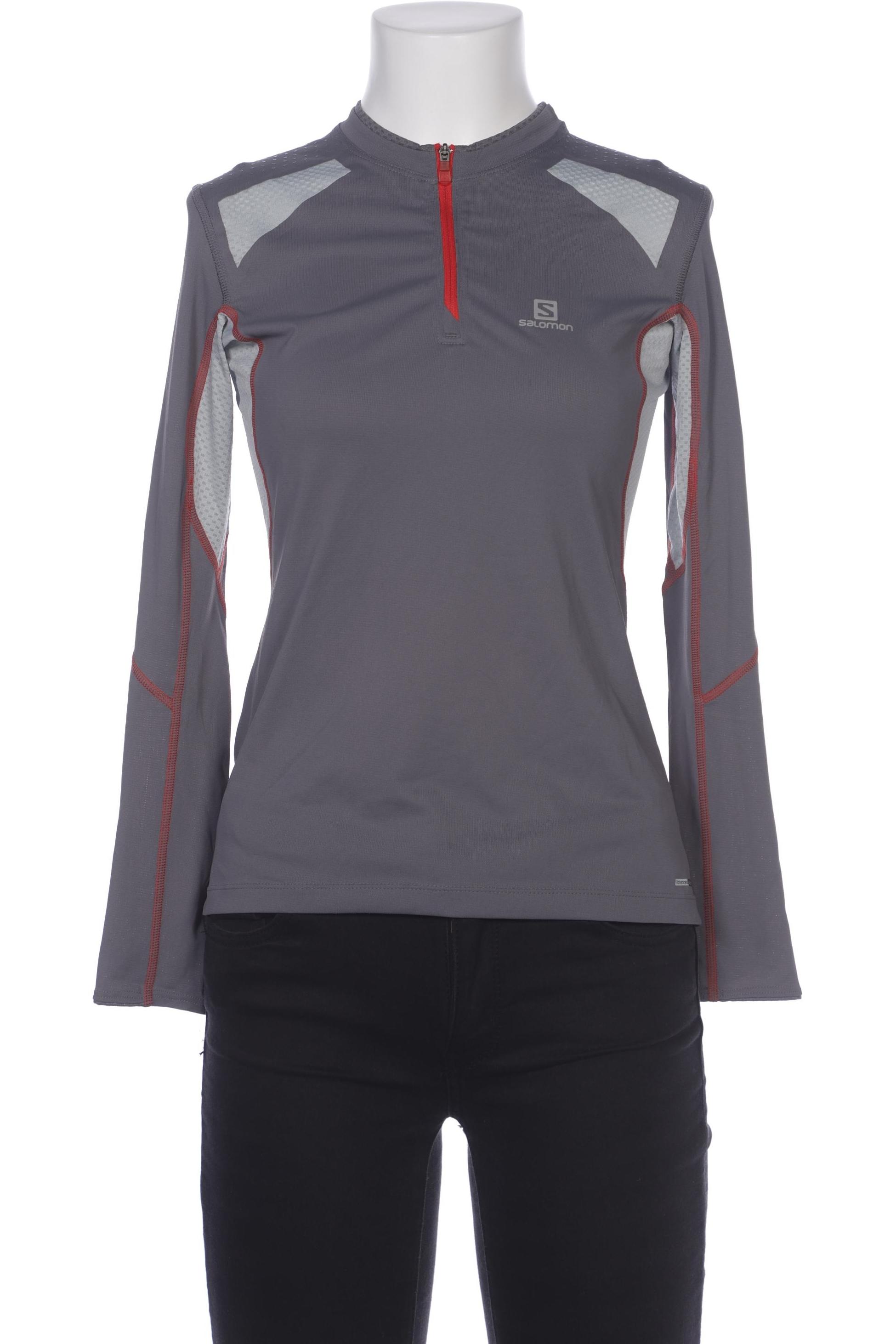 Thumbnail - Salomon Damen Langarmshirt, grau, Gr. 34