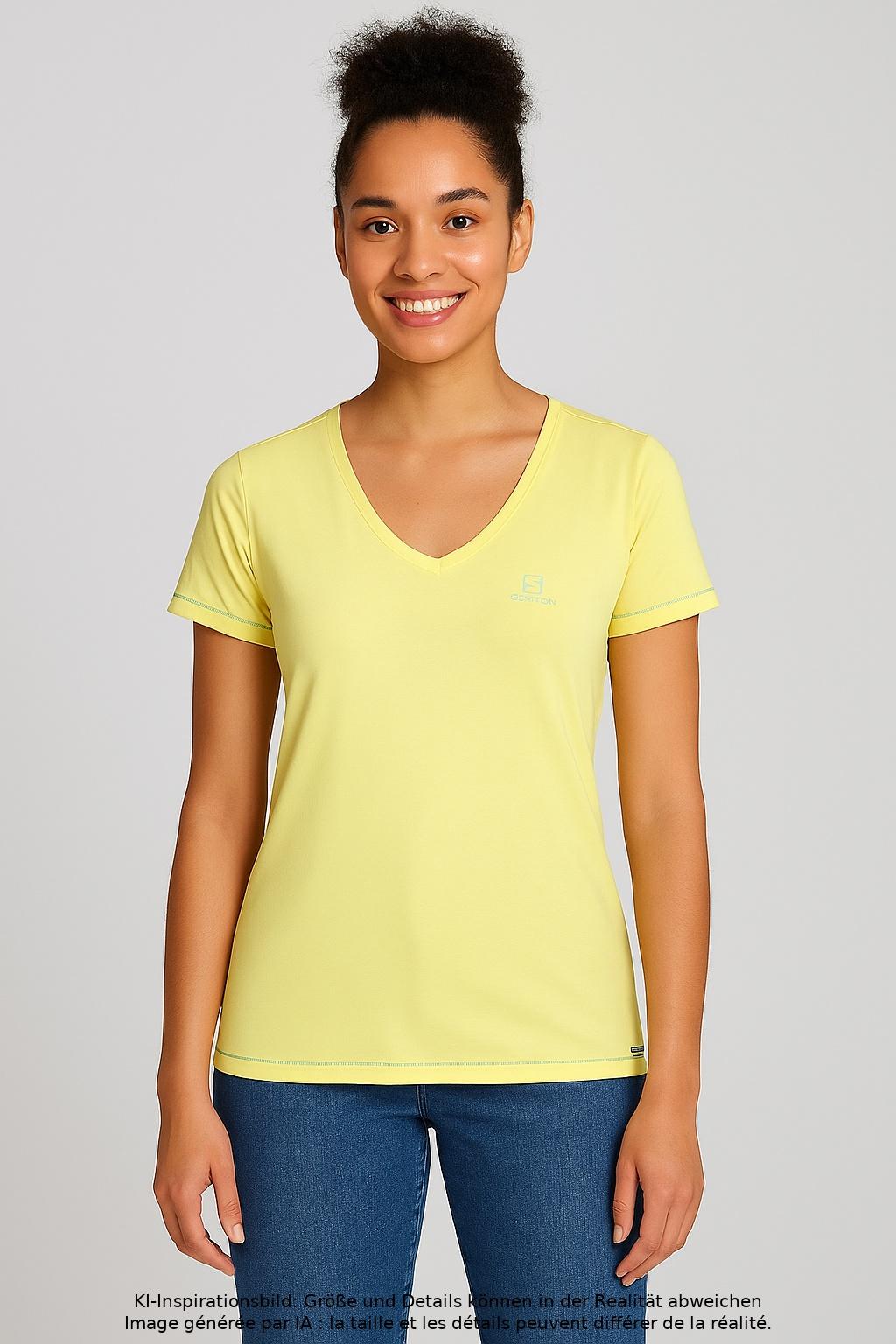 

Salomon Damen T-Shirt, gelb, Gr. 38